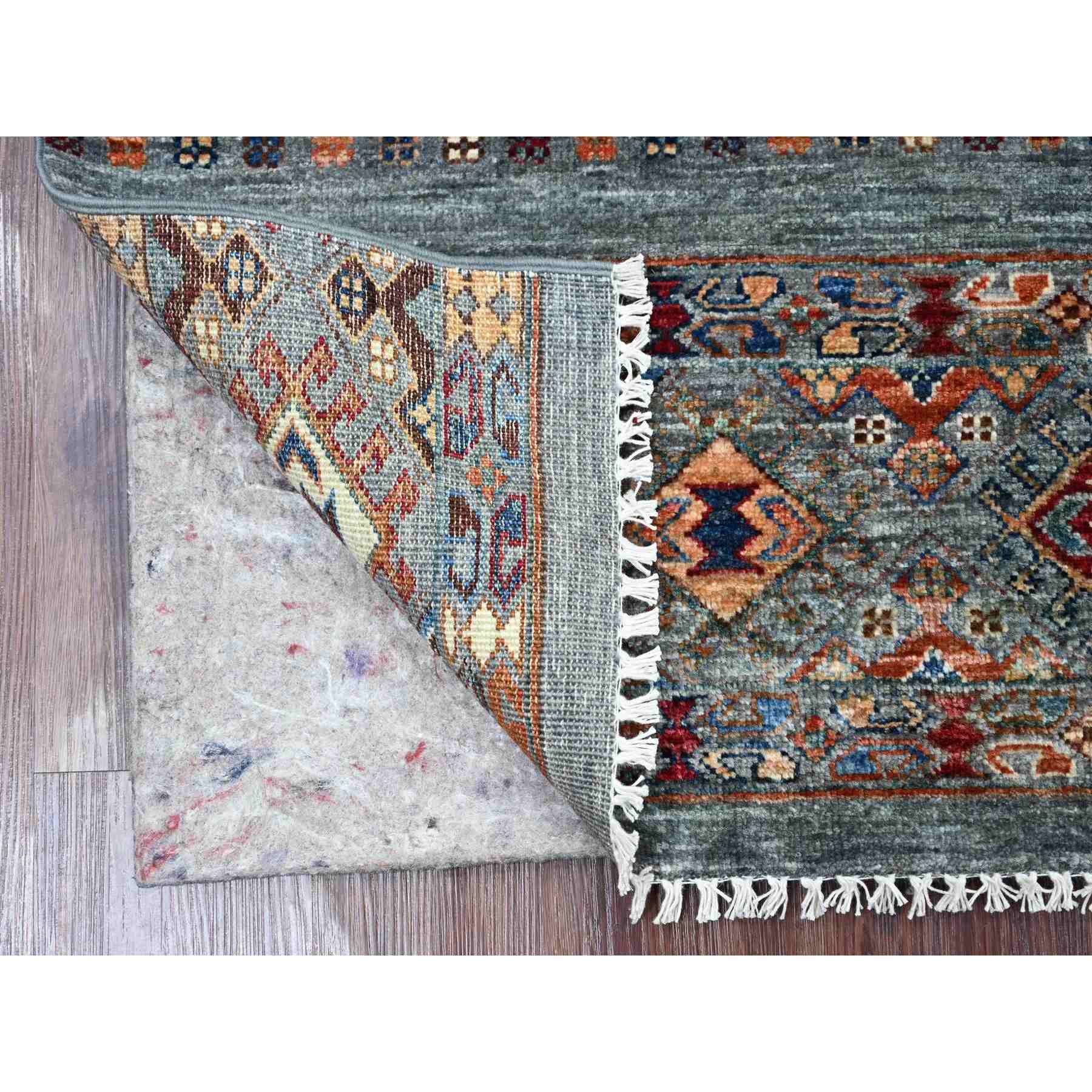 Tribal-Geometric-Hand-Knotted-Rug-110390