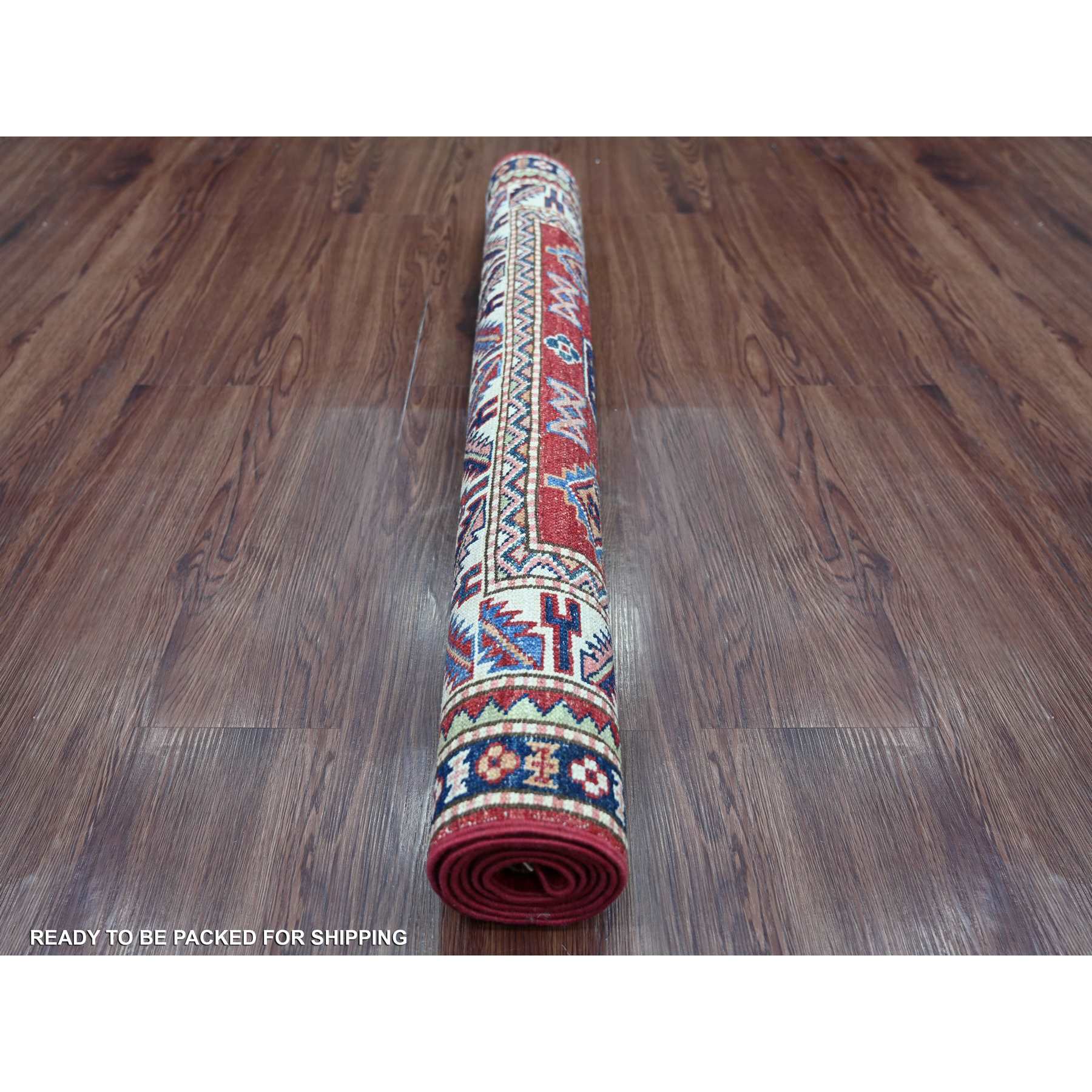 Tribal-Geometric-Hand-Knotted-Rug-110410