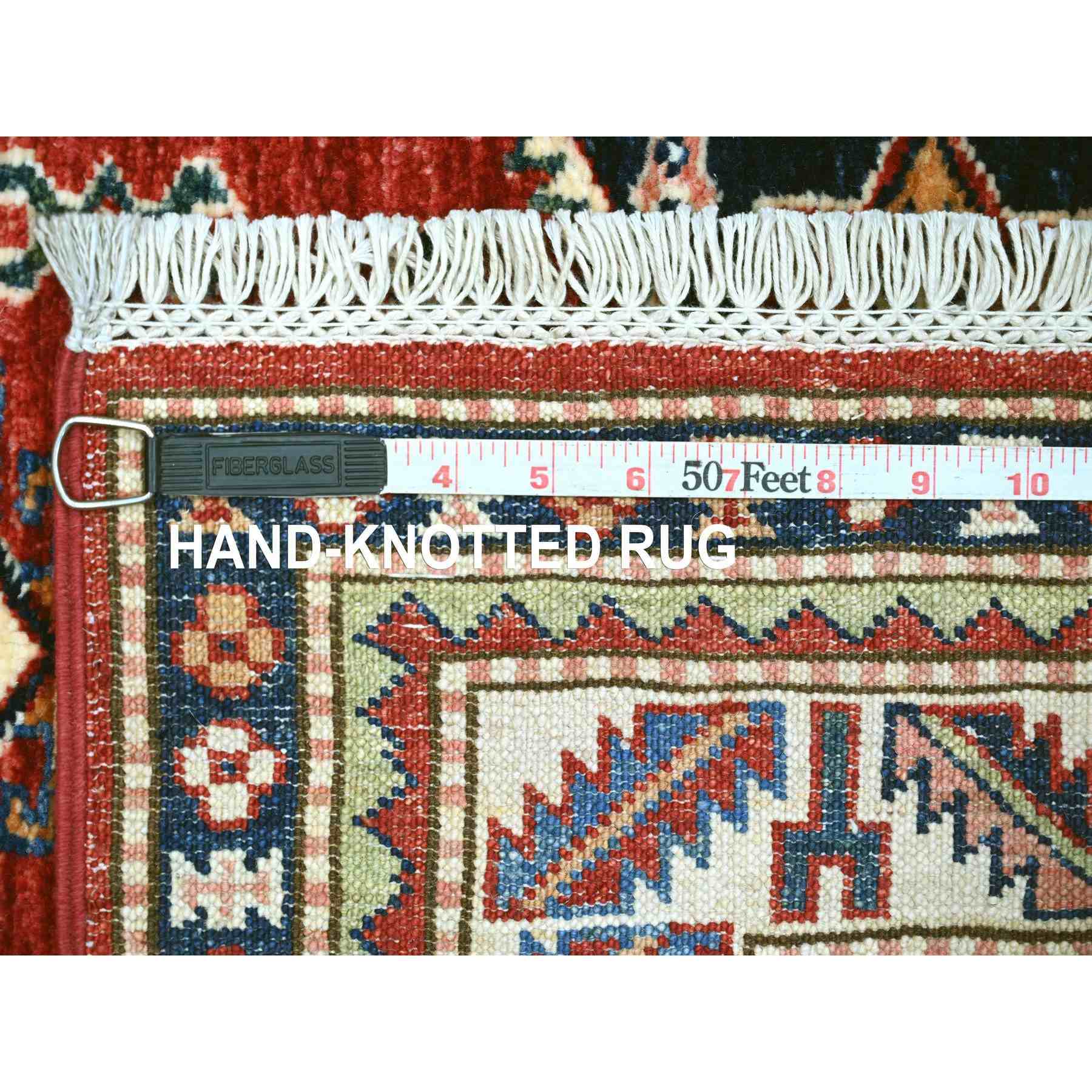 Tribal-Geometric-Hand-Knotted-Rug-110410