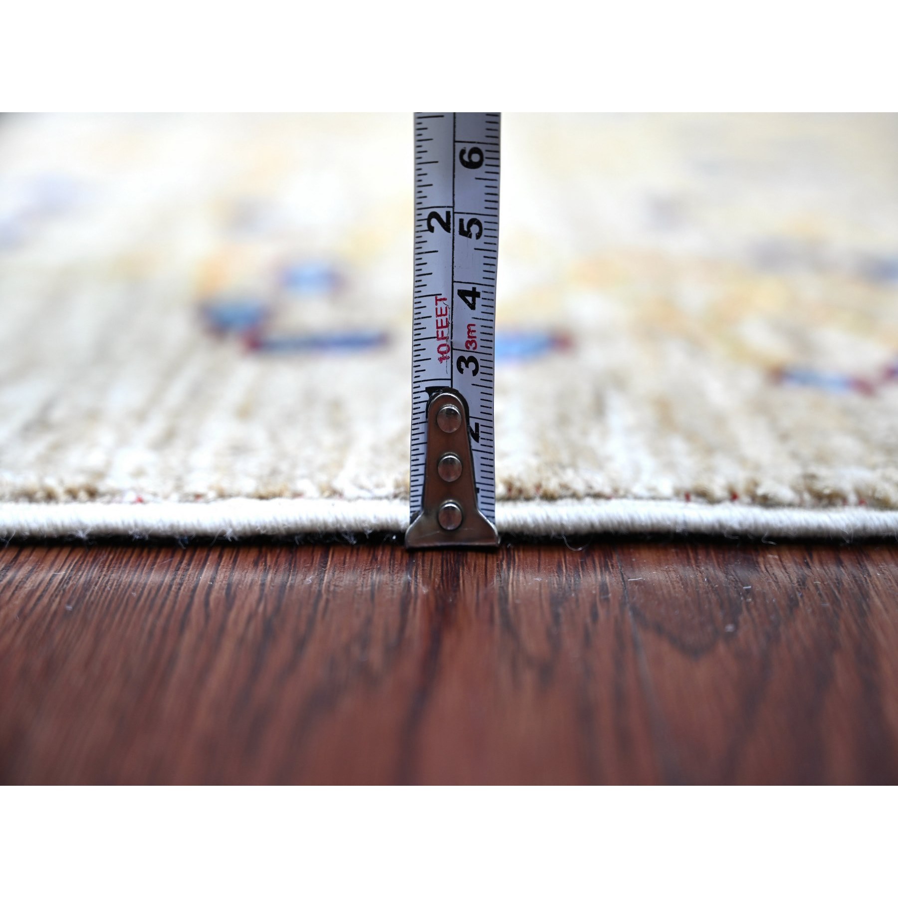Tribal-Geometric-Hand-Knotted-Rug-110420
