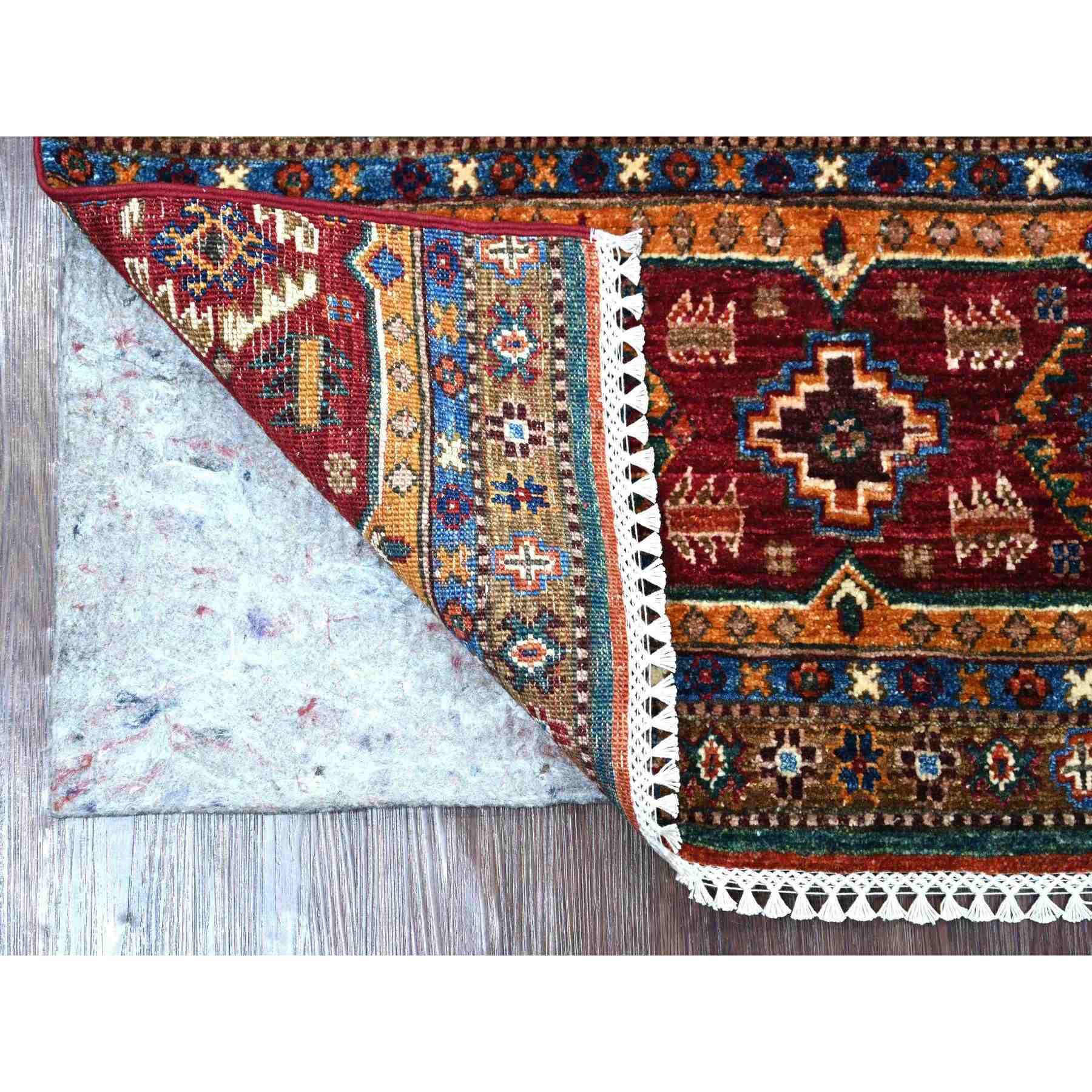Tribal-Geometric-Hand-Knotted-Rug-110425