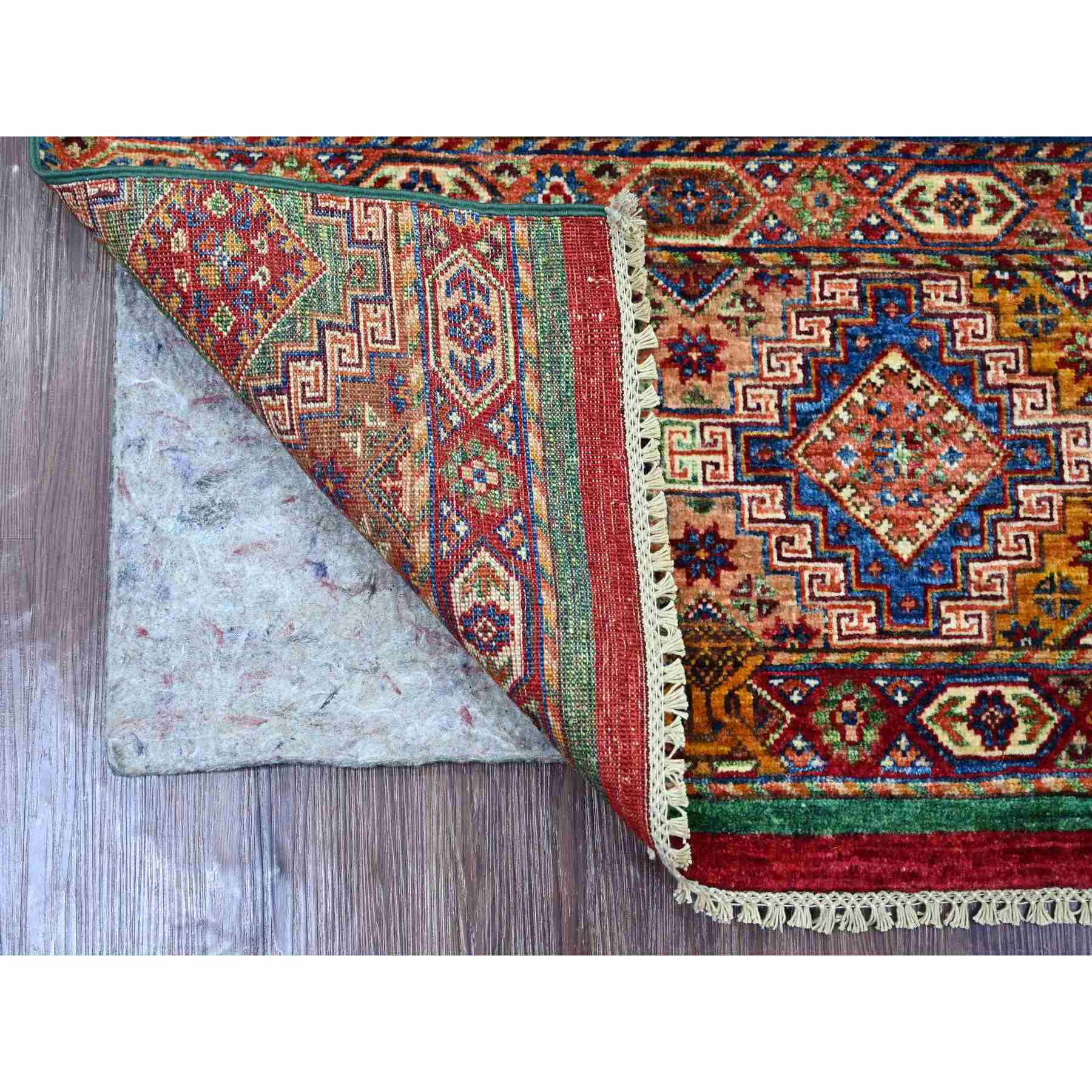 Tribal-Geometric-Hand-Knotted-Rug-110435