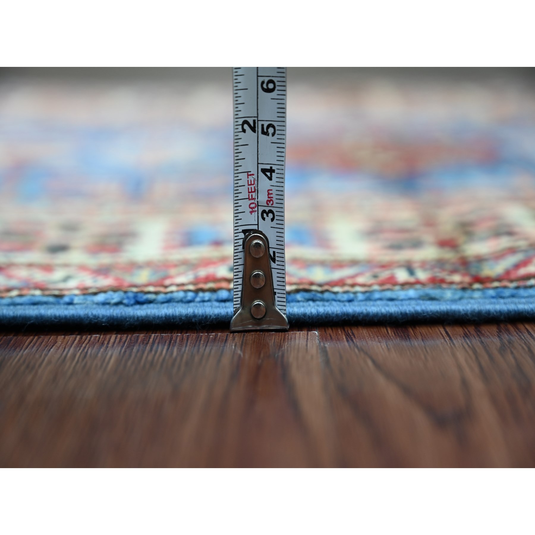 Tribal-Geometric-Hand-Knotted-Rug-110440