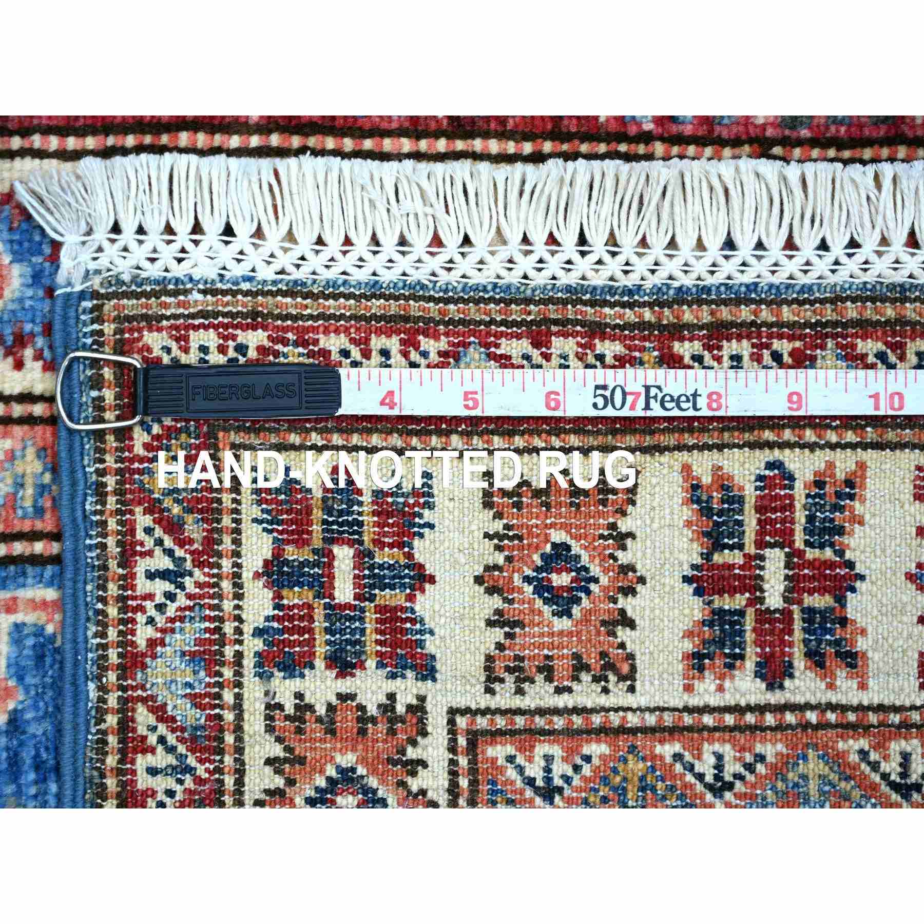 Tribal-Geometric-Hand-Knotted-Rug-110440
