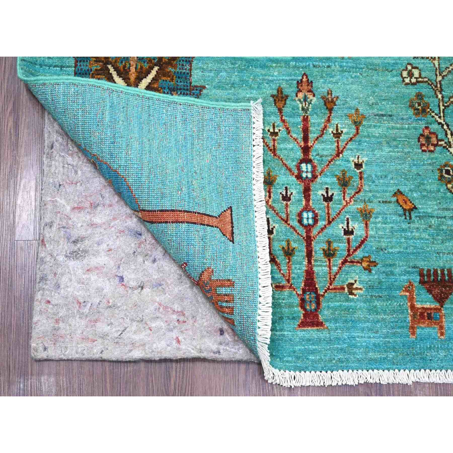 Tribal-Geometric-Hand-Knotted-Rug-110640