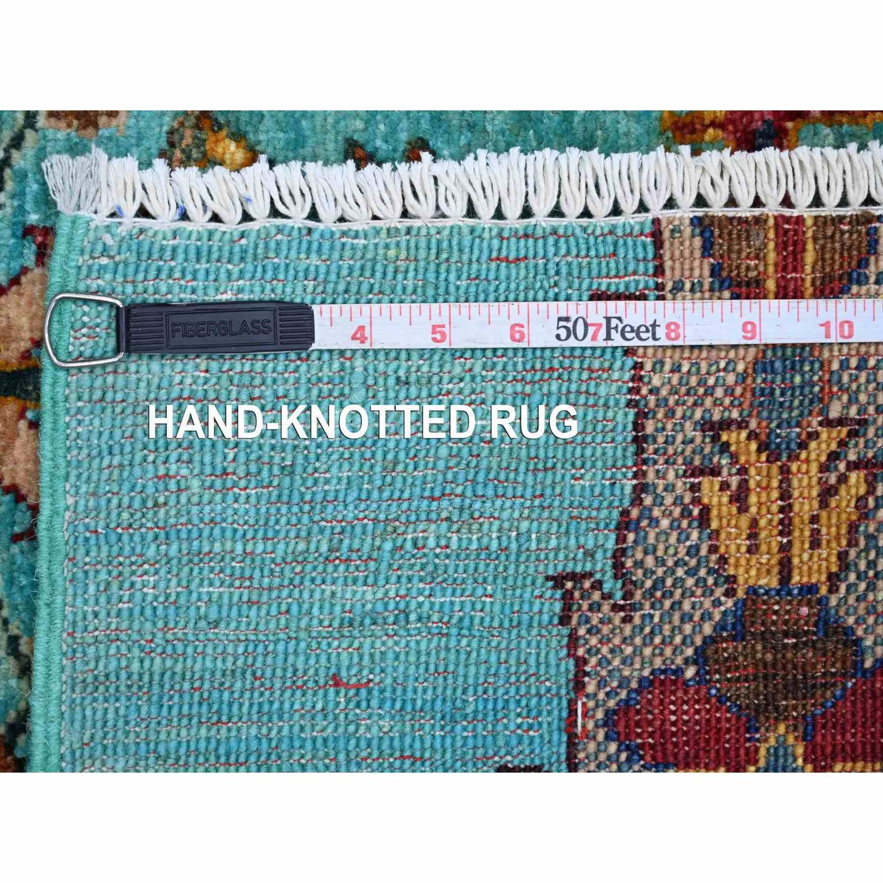 Tribal-Geometric-Hand-Knotted-Rug-110640