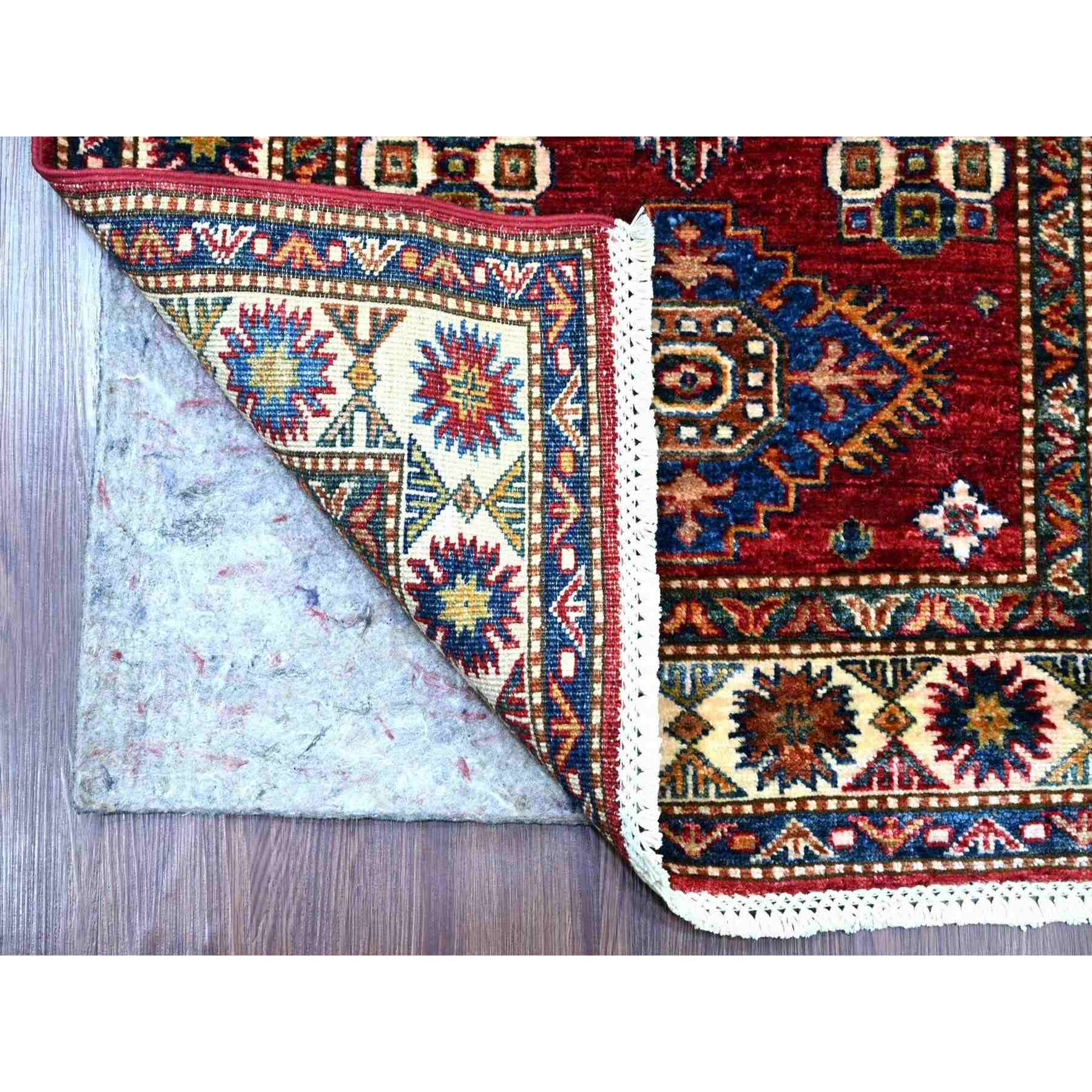 Tribal-Geometric-Hand-Knotted-Rug-110705