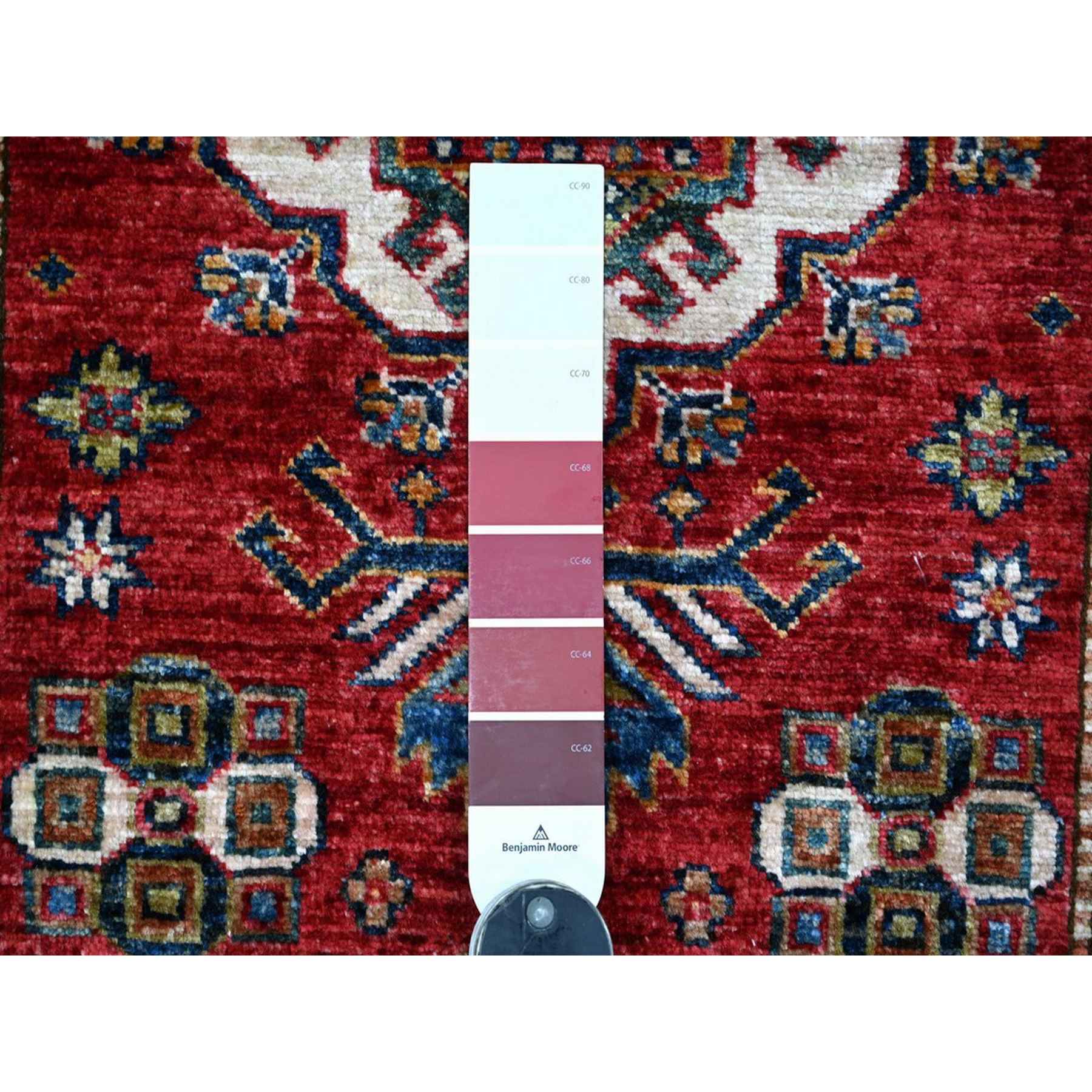 Tribal-Geometric-Hand-Knotted-Rug-110705
