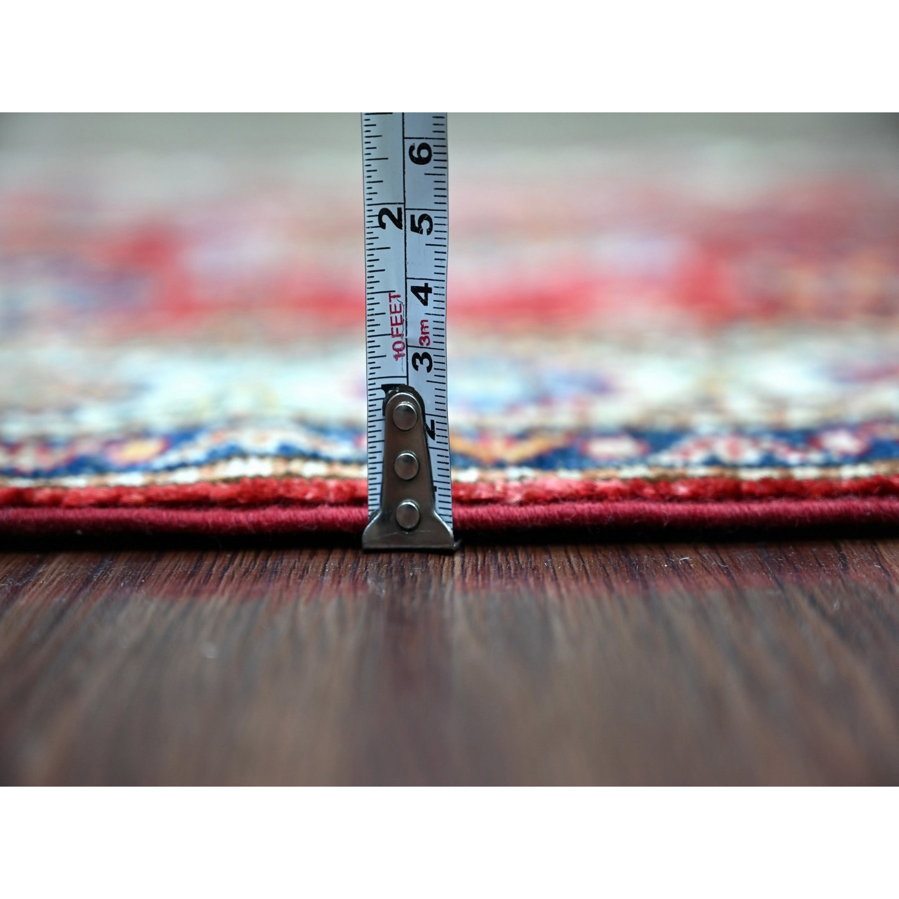 Tribal-Geometric-Hand-Knotted-Rug-110705