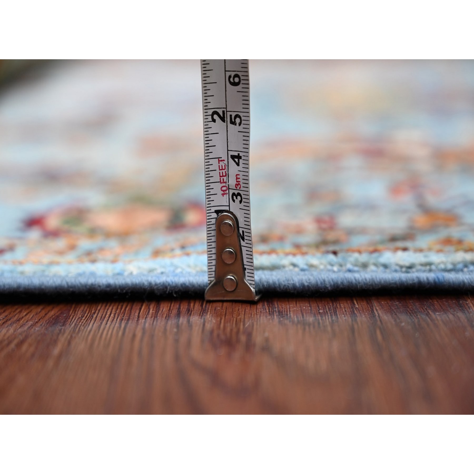 Tribal-Geometric-Hand-Knotted-Rug-110720