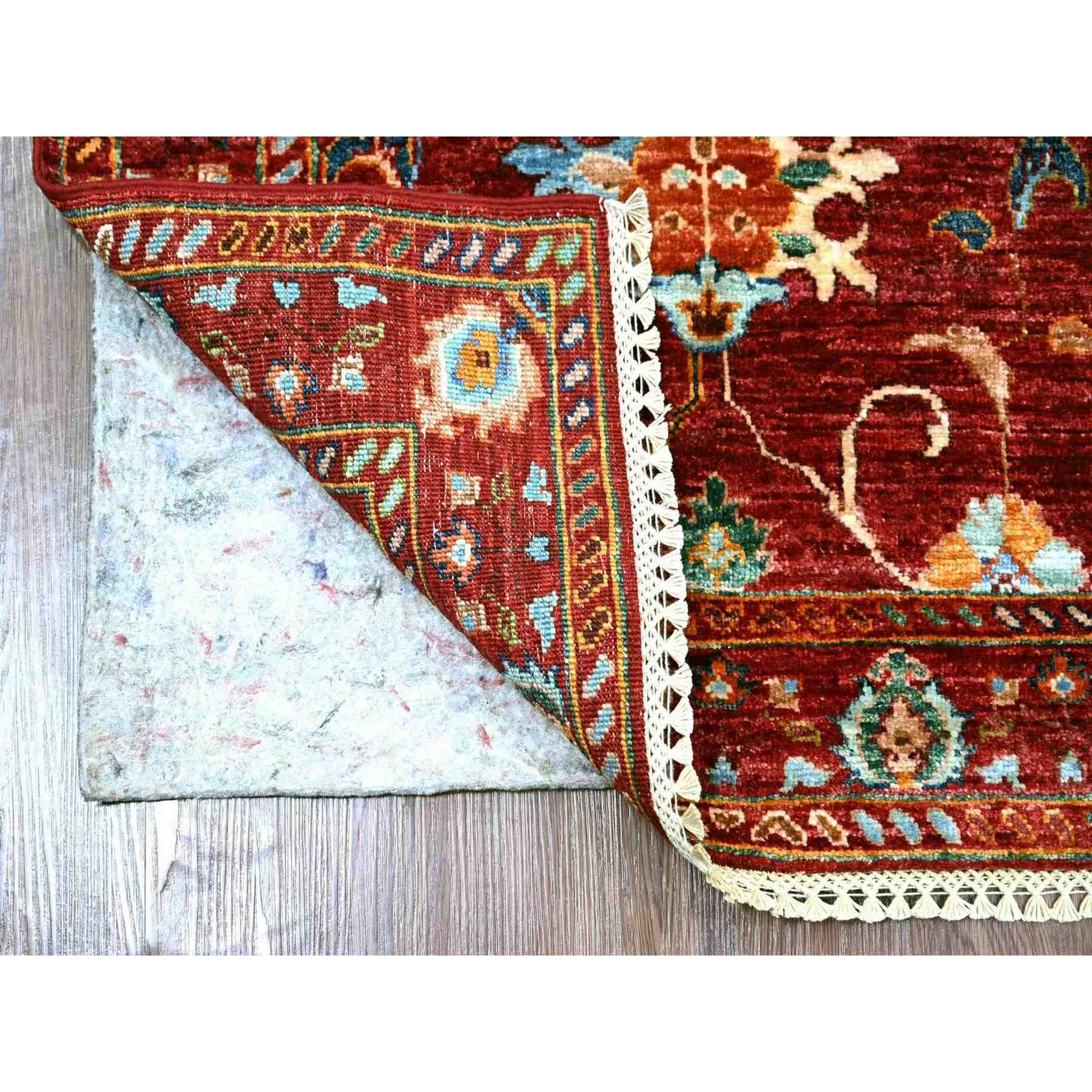 Tribal-Geometric-Hand-Knotted-Rug-110725