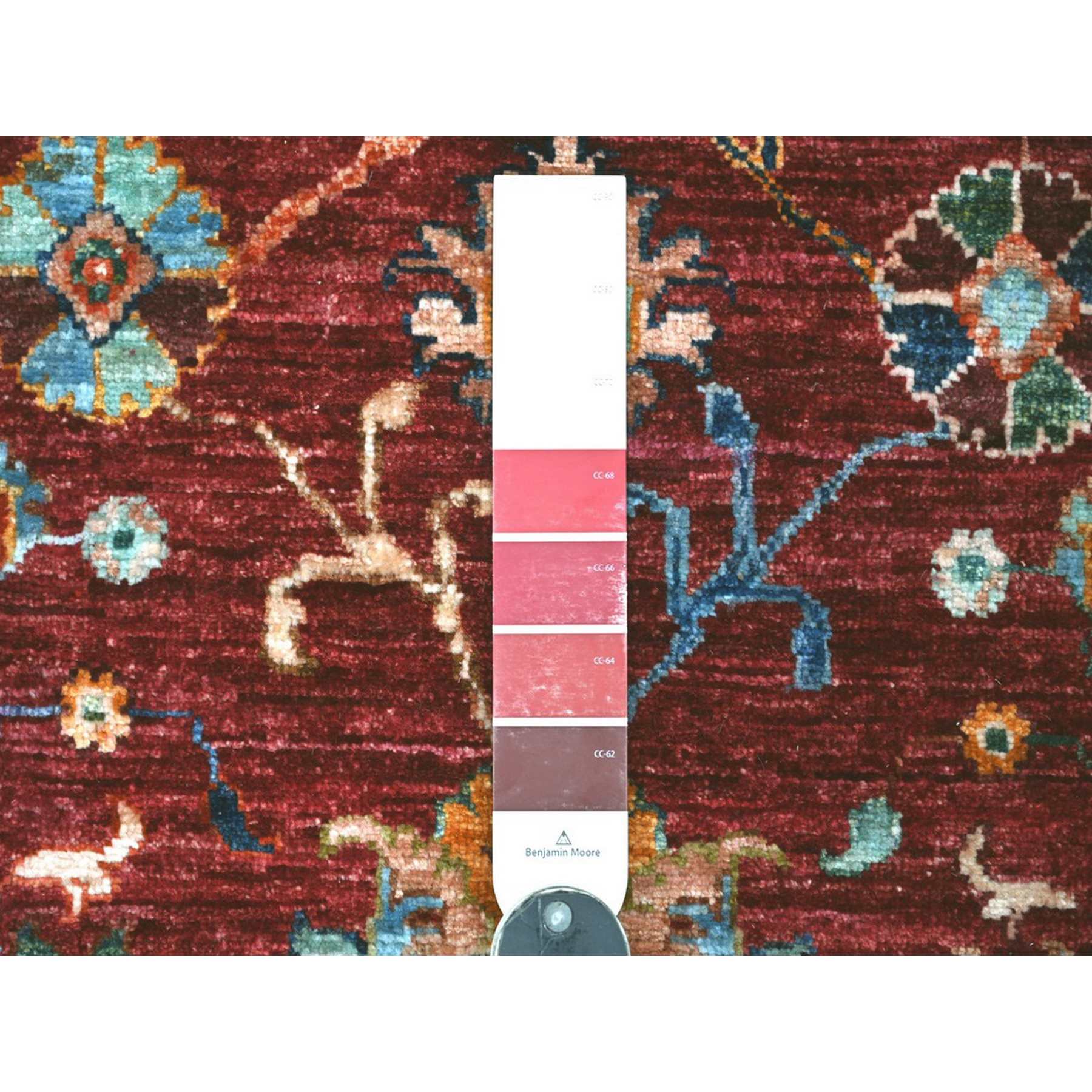 Tribal-Geometric-Hand-Knotted-Rug-110725