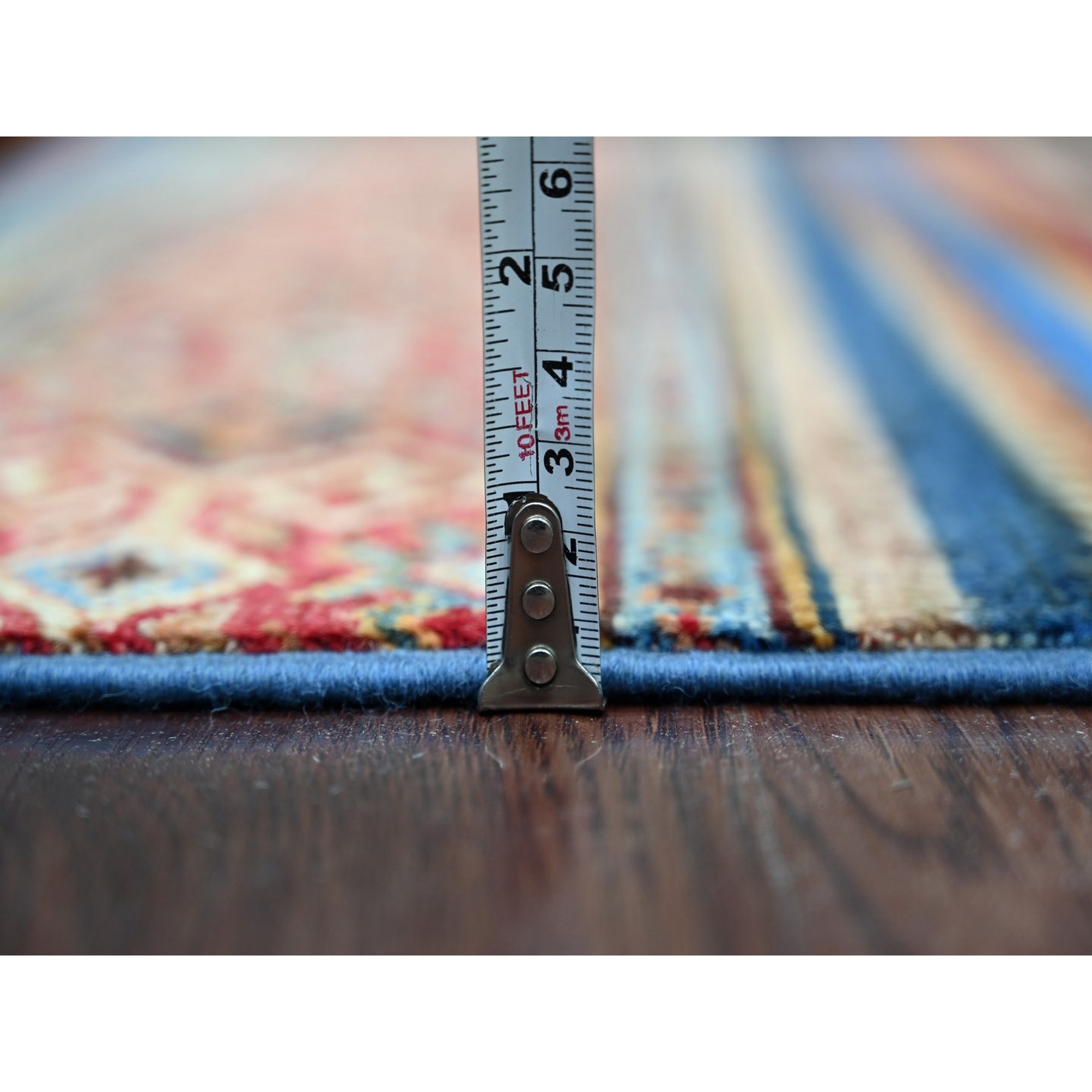 Tribal-Geometric-Hand-Knotted-Rug-110730
