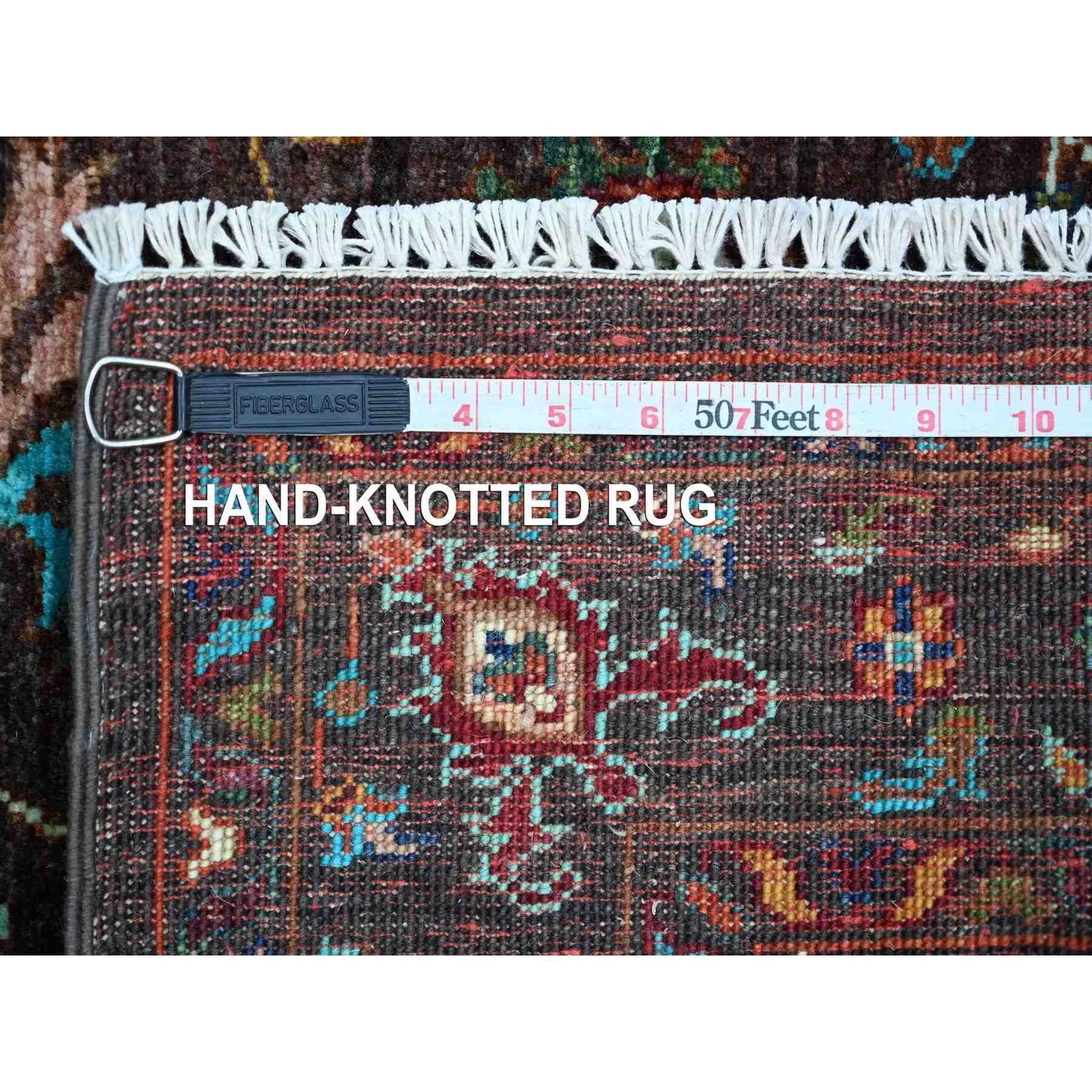 Tribal-Geometric-Hand-Knotted-Rug-110740
