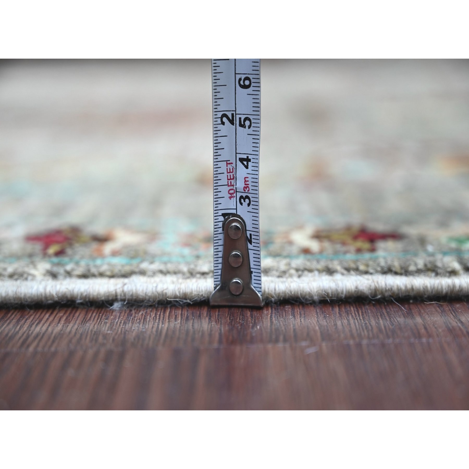 Tribal-Geometric-Hand-Knotted-Rug-110745