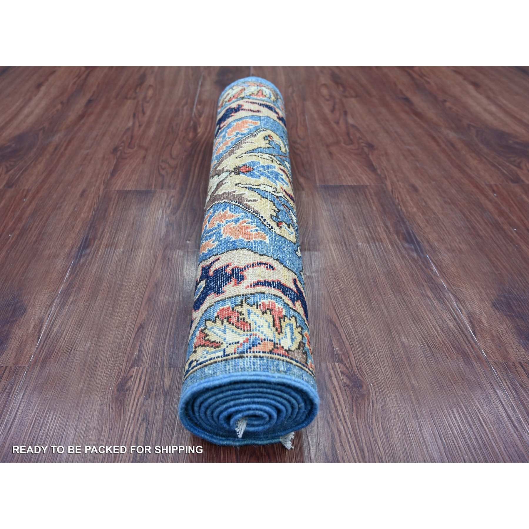 Tribal-Geometric-Hand-Knotted-Rug-110860