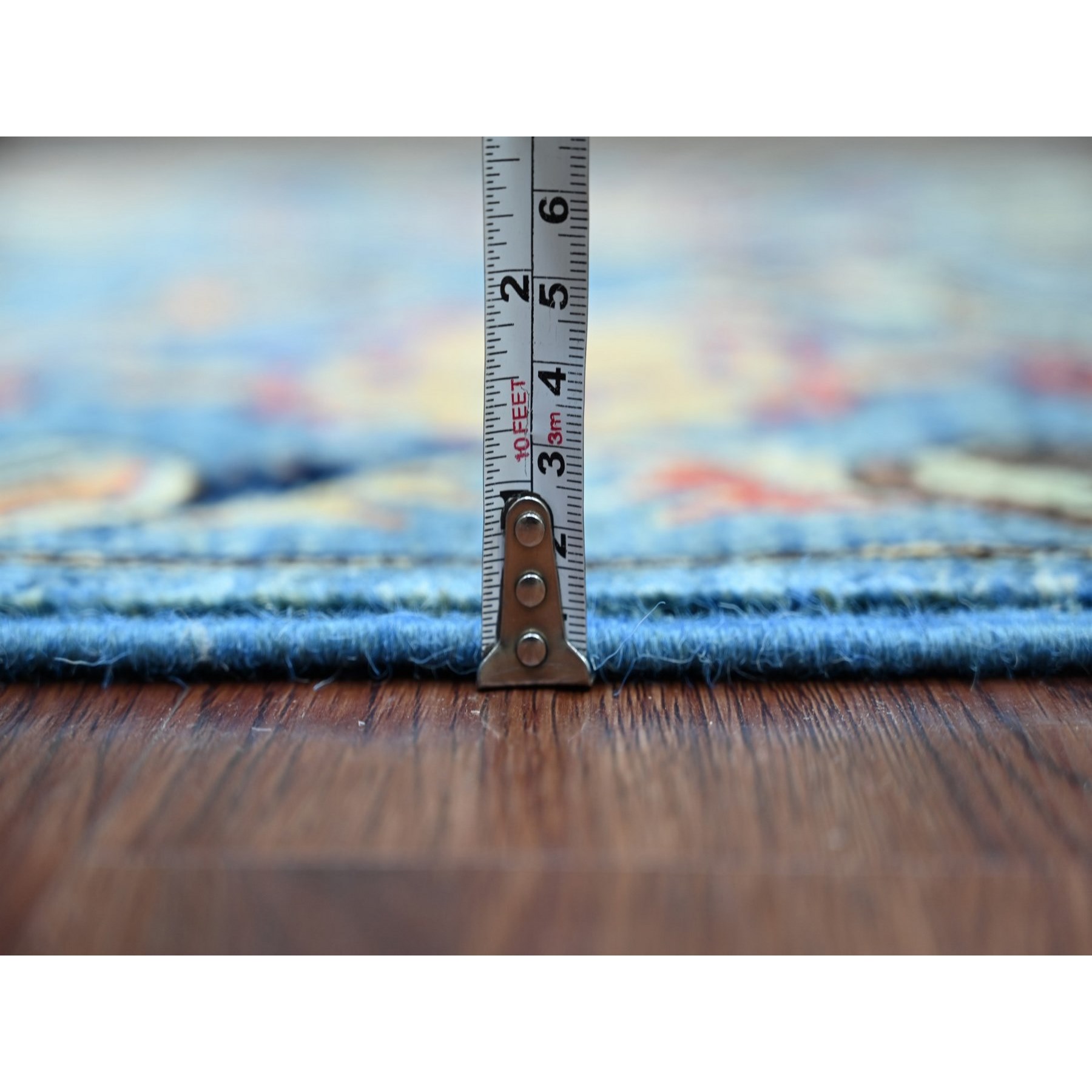 Tribal-Geometric-Hand-Knotted-Rug-110860