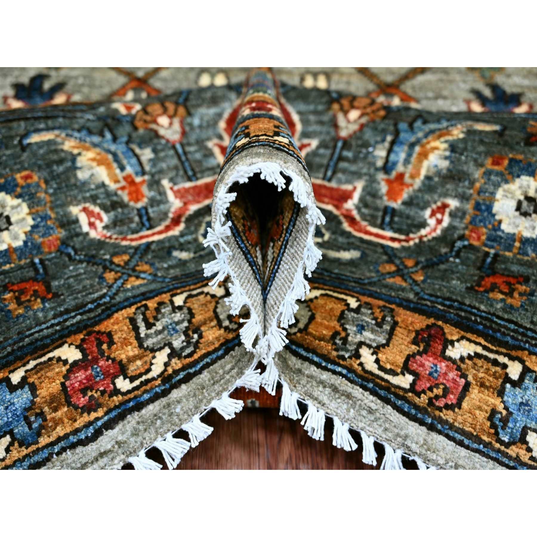 Tribal-Geometric-Hand-Knotted-Rug-110865