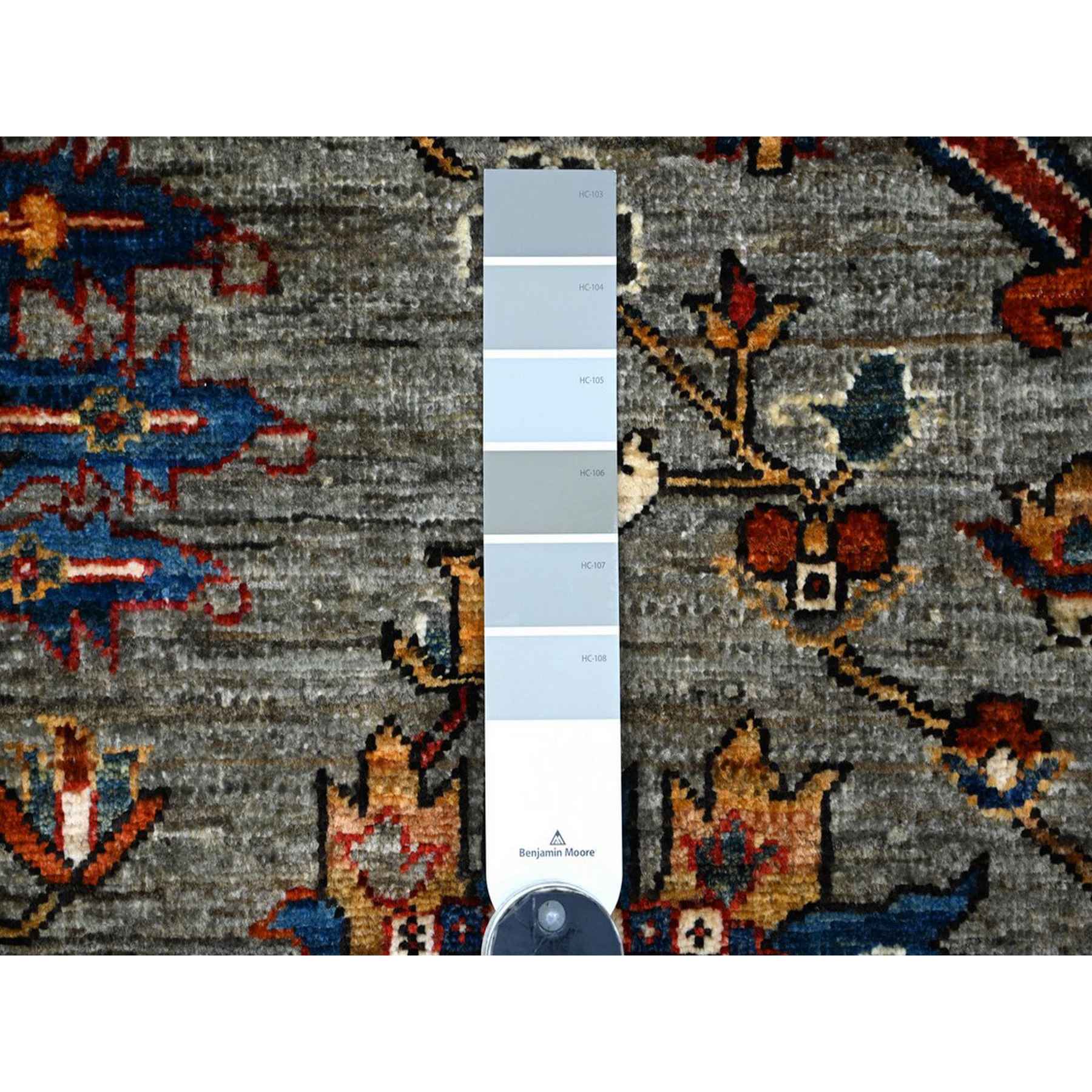 Tribal-Geometric-Hand-Knotted-Rug-110865