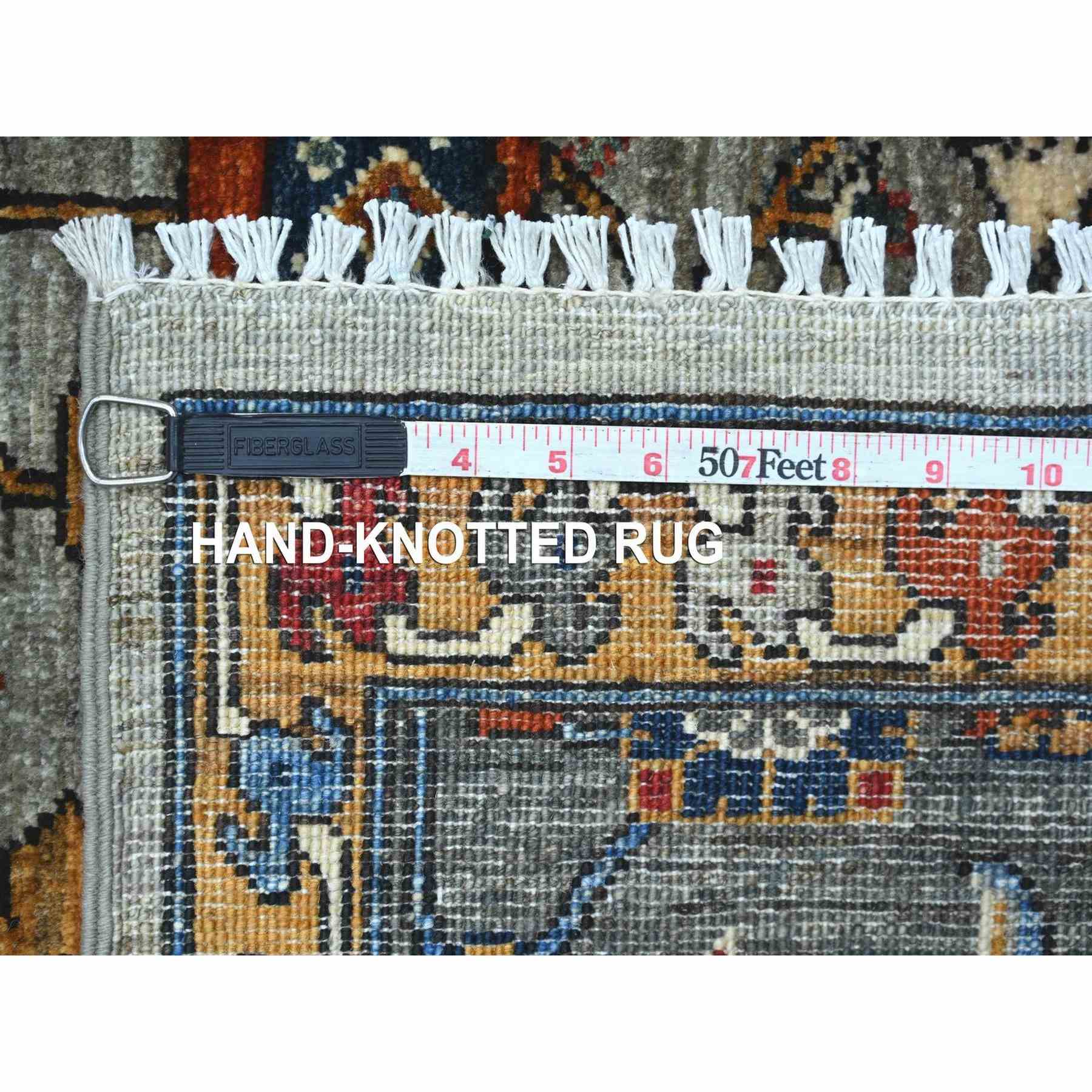 Tribal-Geometric-Hand-Knotted-Rug-110865