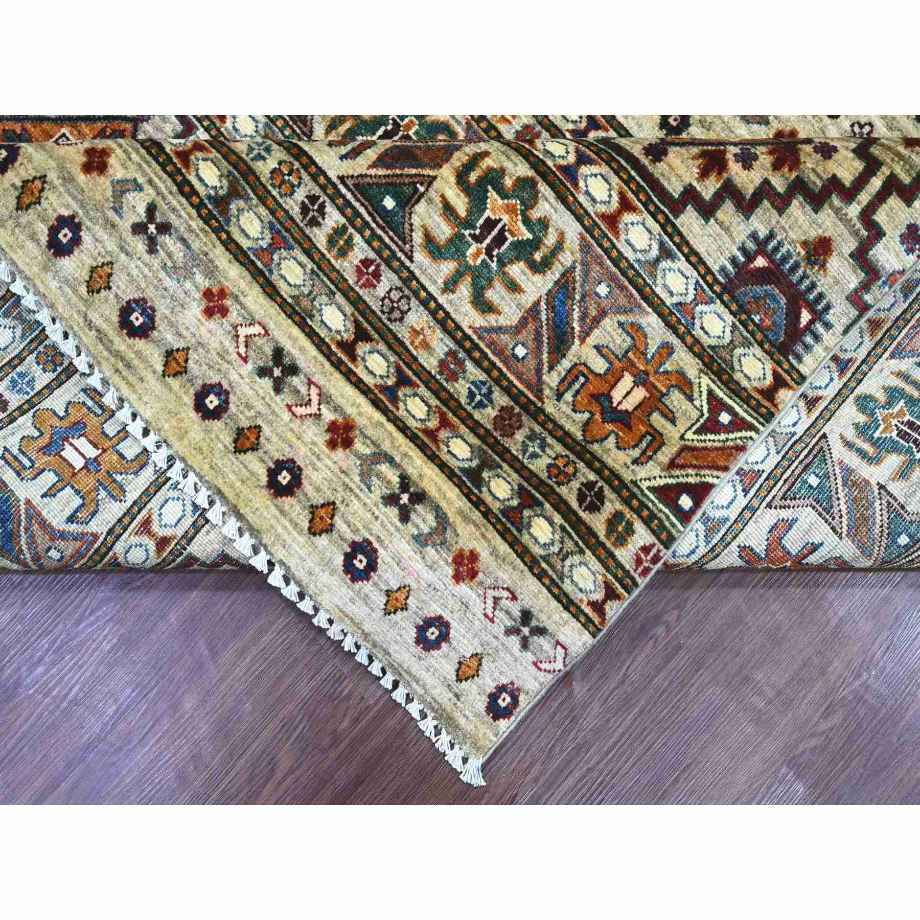 Tribal-Geometric-Hand-Knotted-Rug-110875