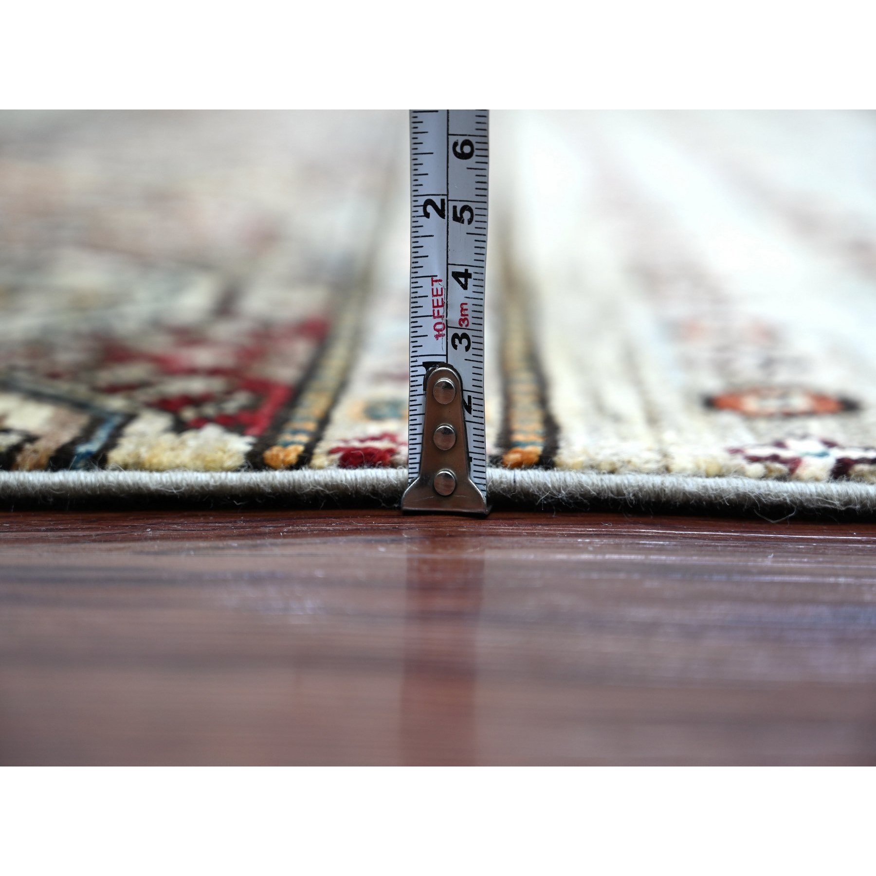 Tribal-Geometric-Hand-Knotted-Rug-110875