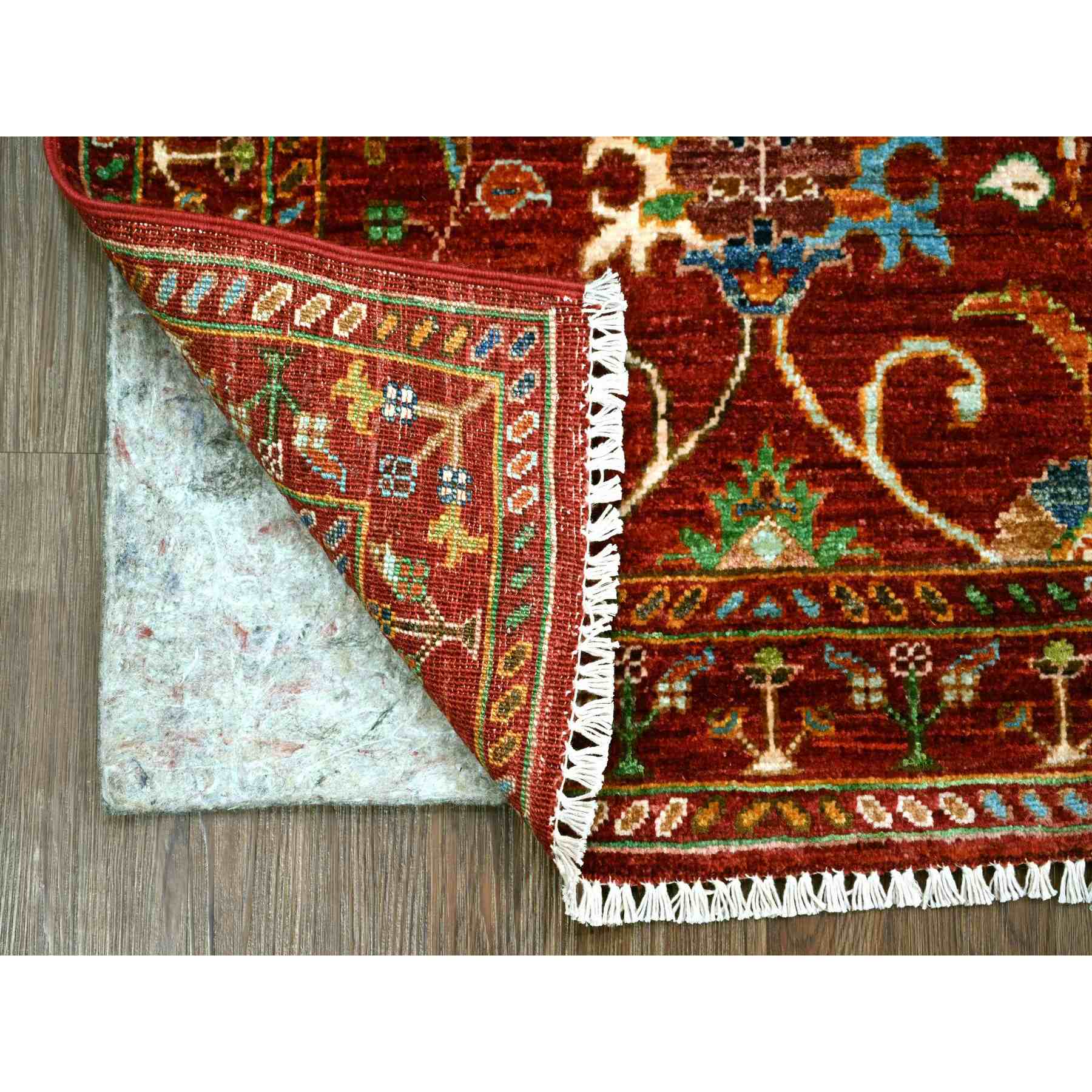 Tribal-Geometric-Hand-Knotted-Rug-110890