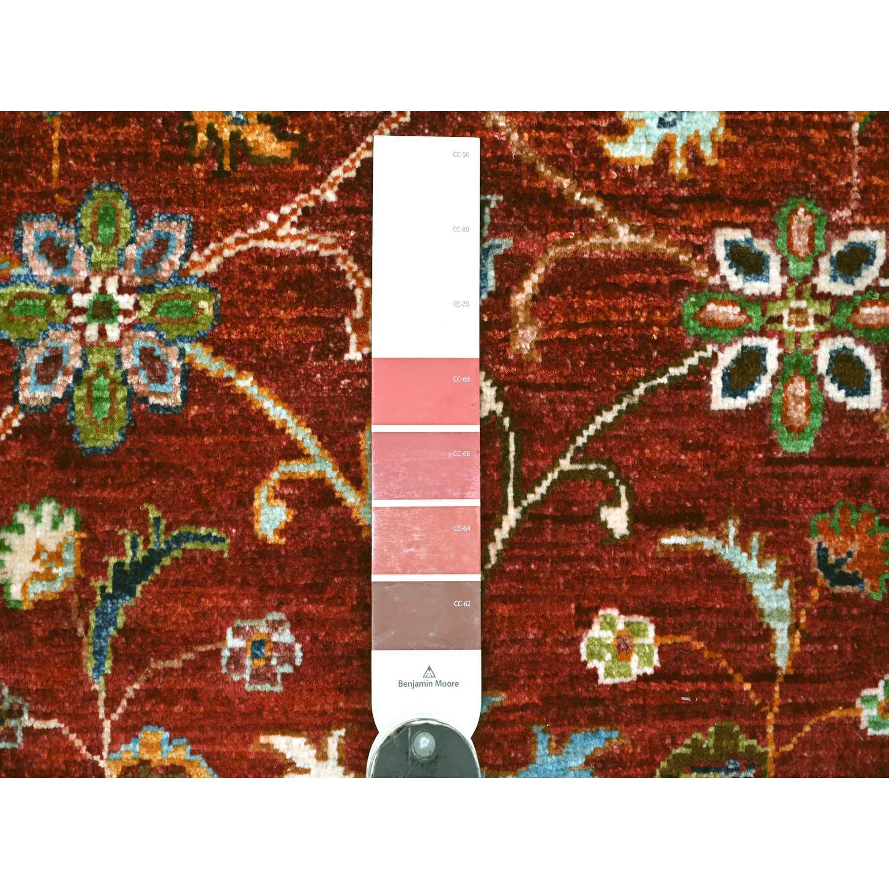 Tribal-Geometric-Hand-Knotted-Rug-110890