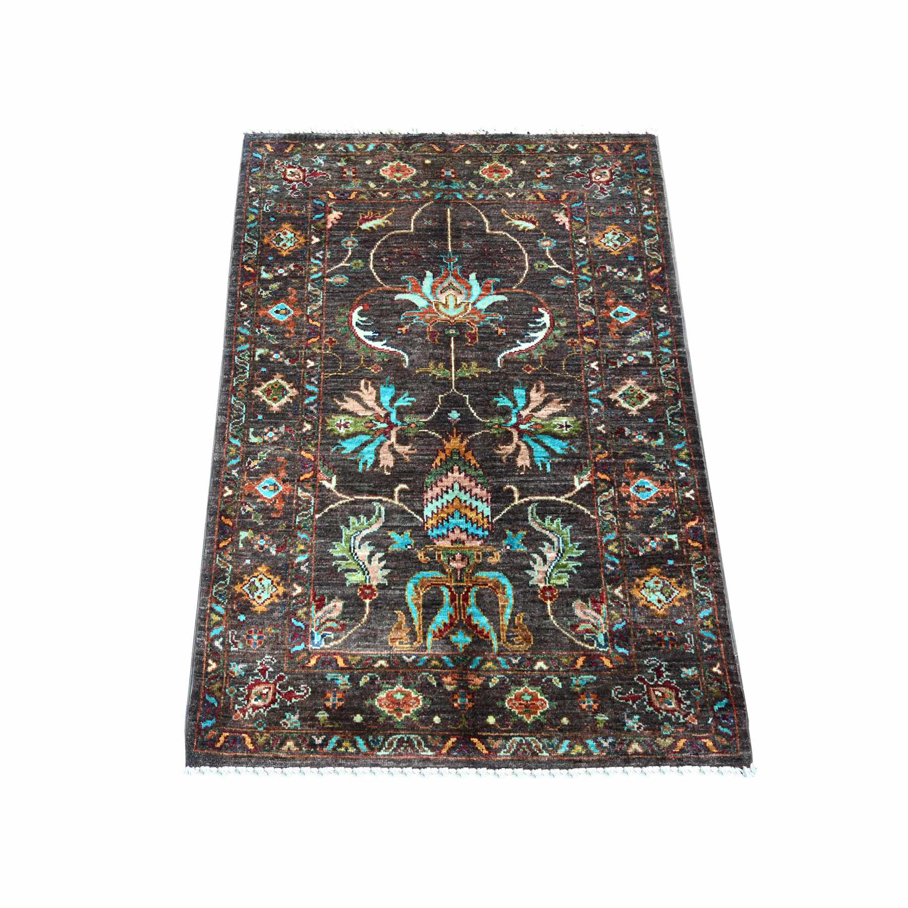Tribal-Geometric-Hand-Knotted-Rug-111000