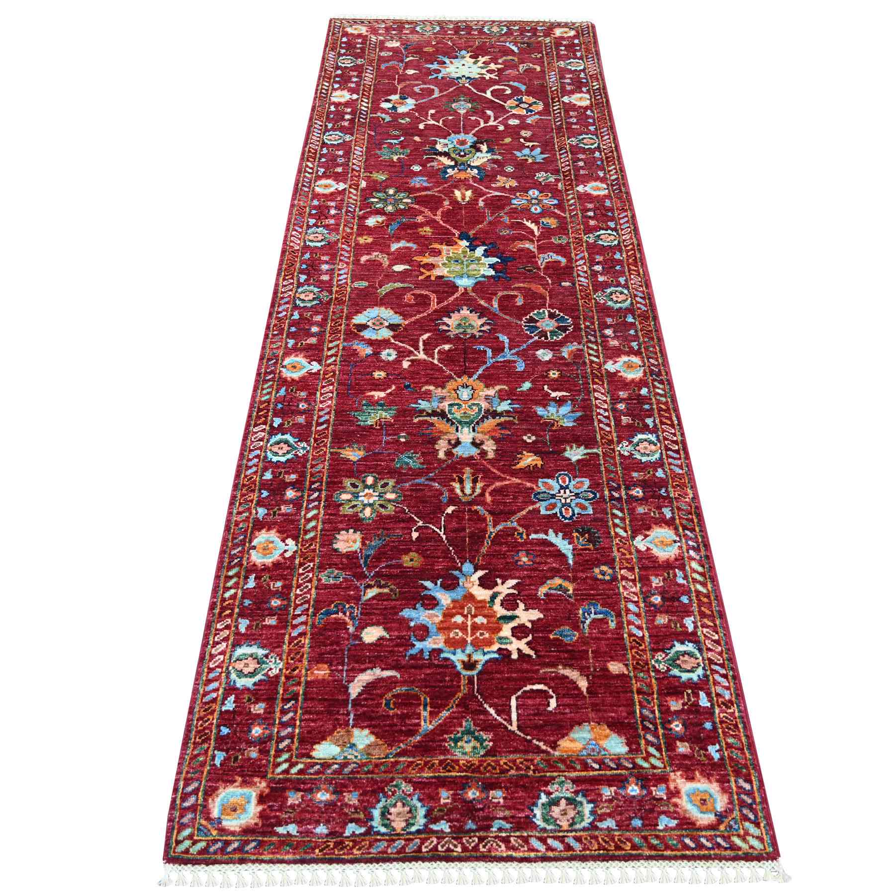 Tribal-Geometric-Hand-Knotted-Rug-111010