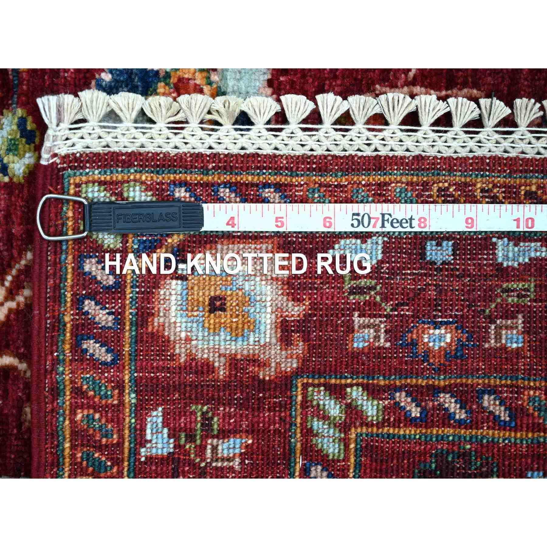 Tribal-Geometric-Hand-Knotted-Rug-111010
