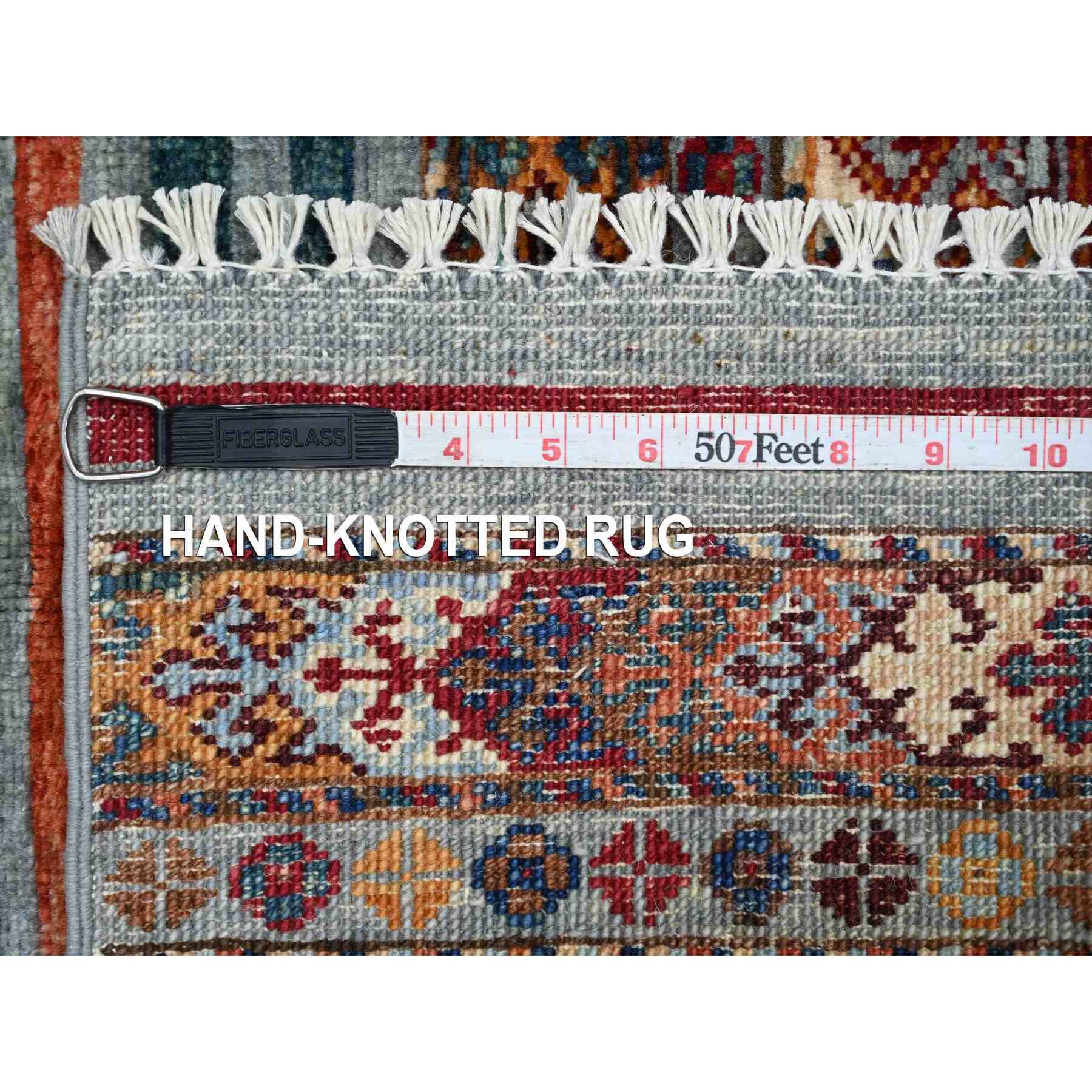 Tribal-Geometric-Hand-Knotted-Rug-111020
