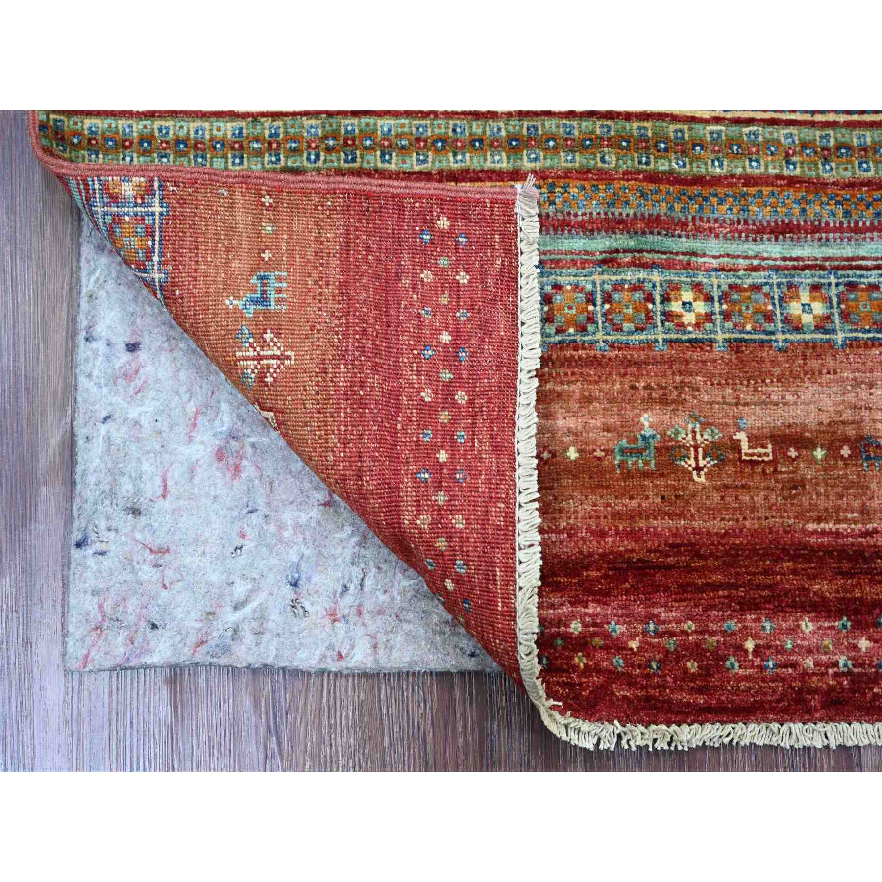 Tribal-Geometric-Hand-Knotted-Rug-111025