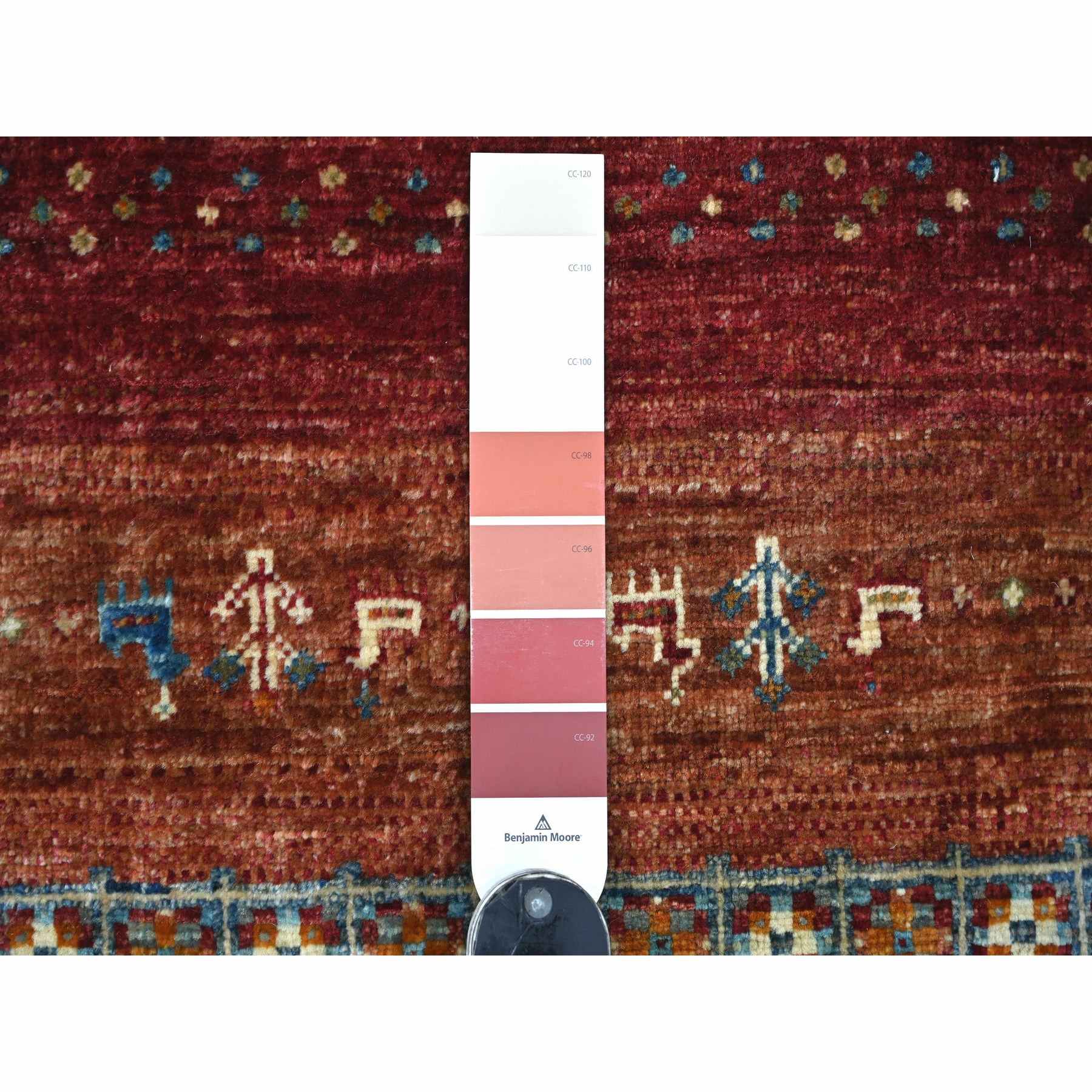 Tribal-Geometric-Hand-Knotted-Rug-111025