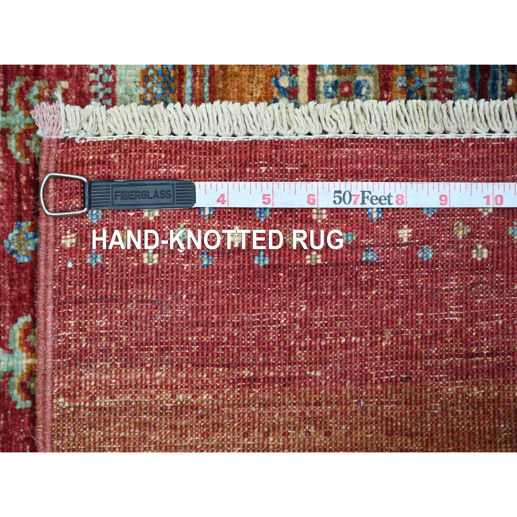 Tribal-Geometric-Hand-Knotted-Rug-111025