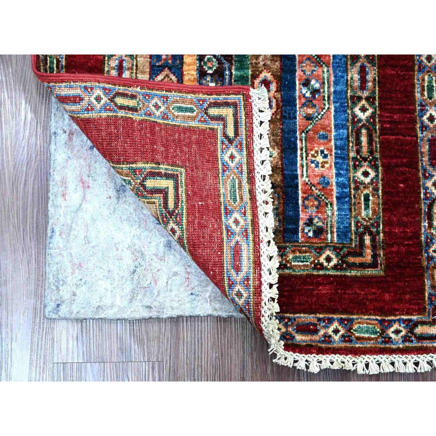 Tribal-Geometric-Hand-Knotted-Rug-111040
