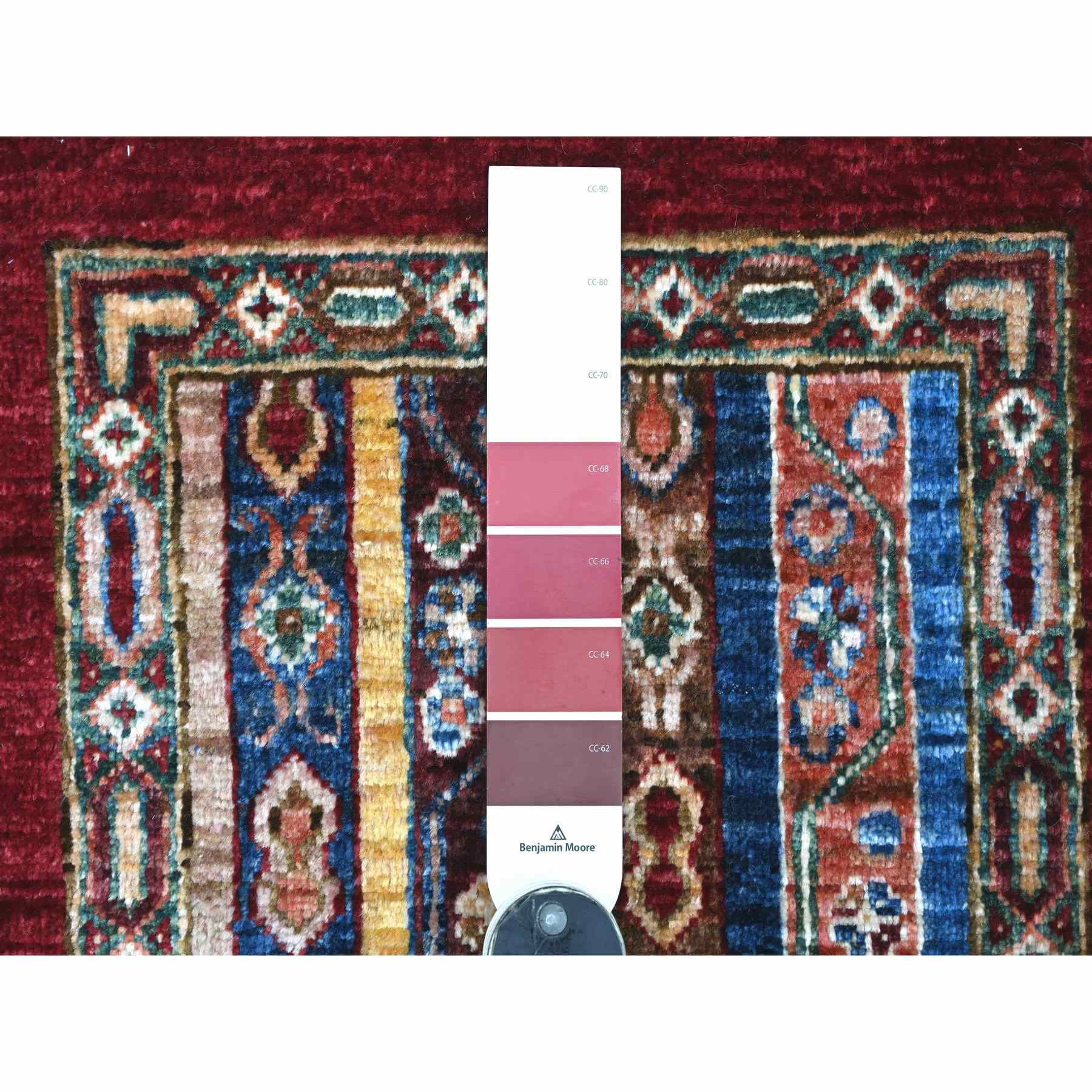 Tribal-Geometric-Hand-Knotted-Rug-111040