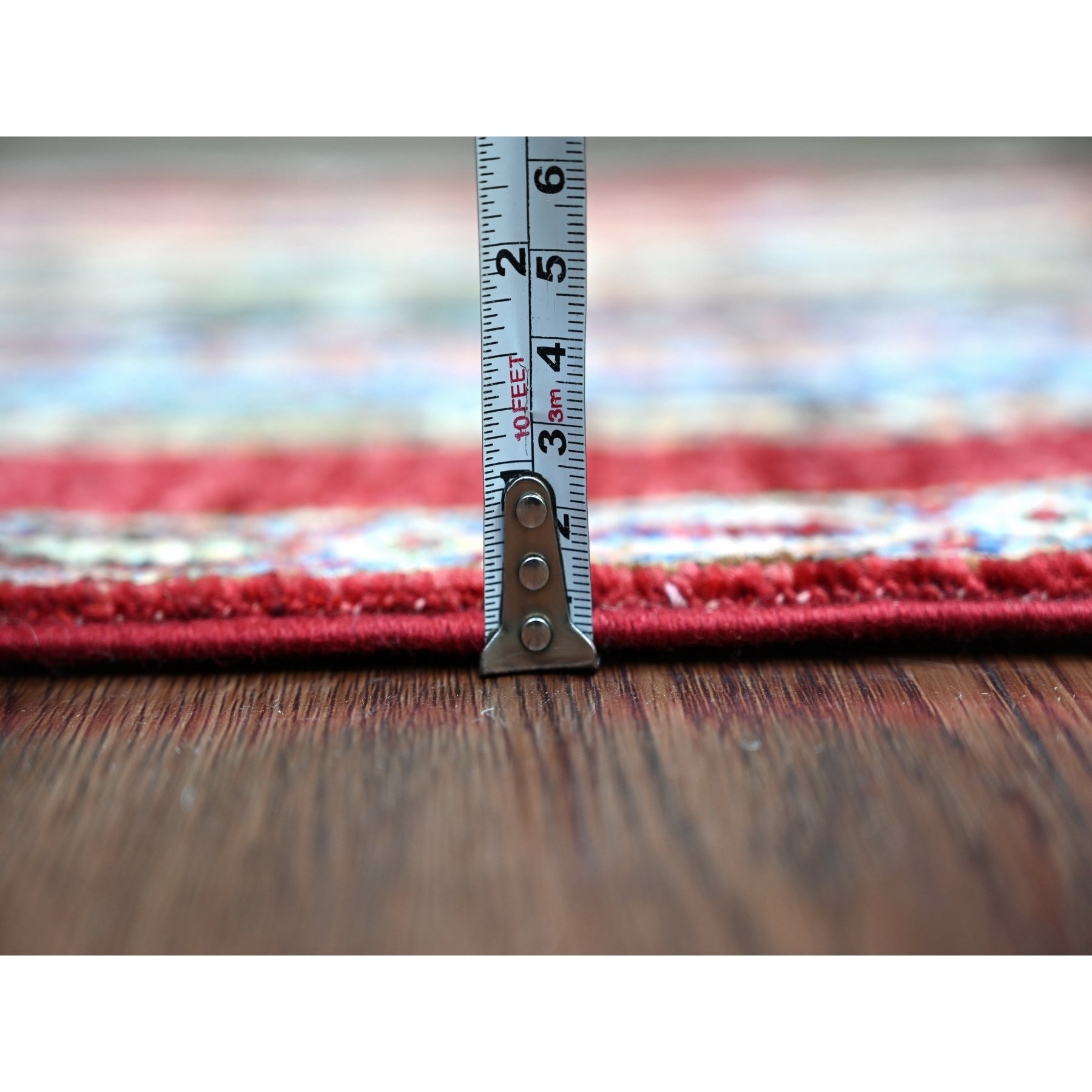 Tribal-Geometric-Hand-Knotted-Rug-111040