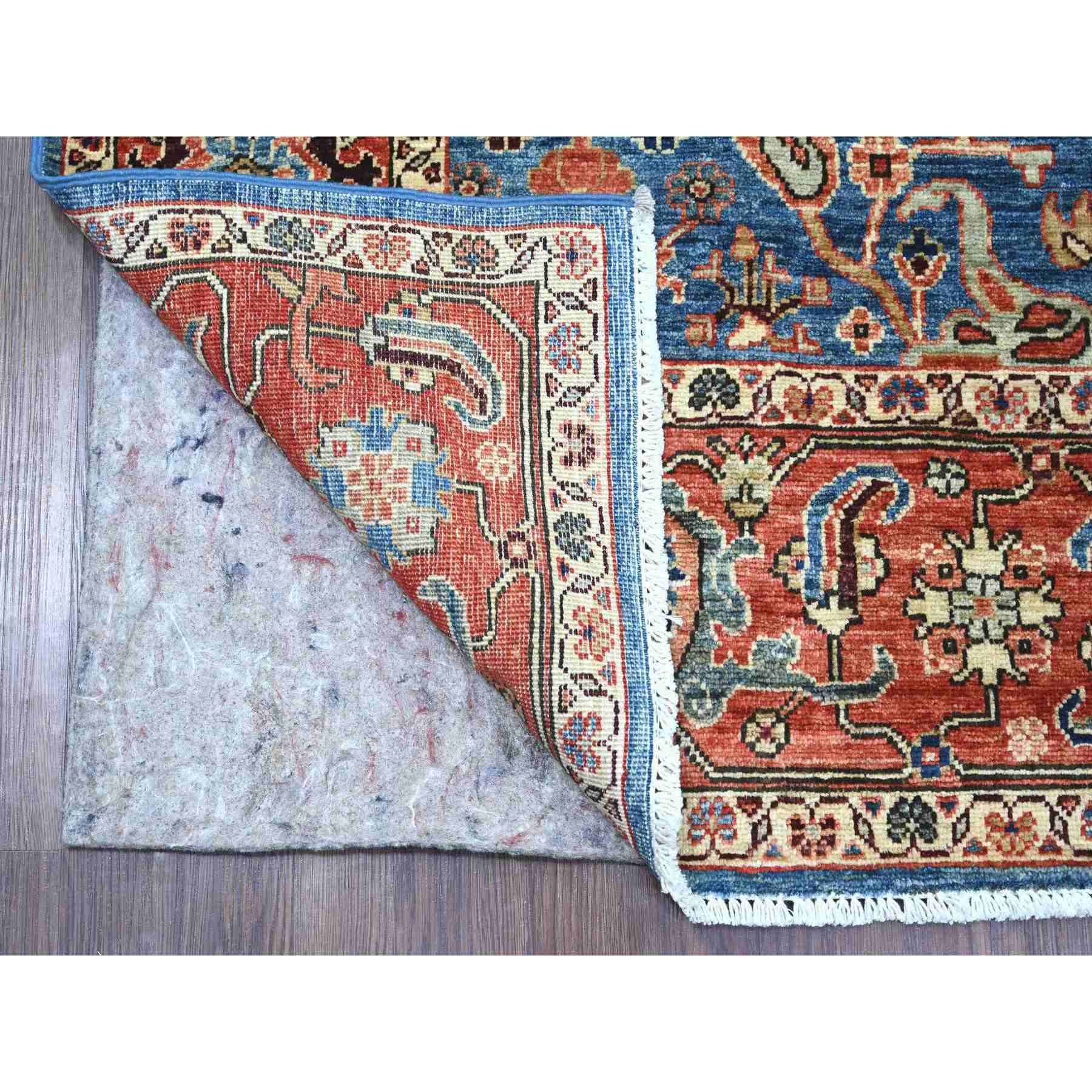 Tribal-Geometric-Hand-Knotted-Rug-111255