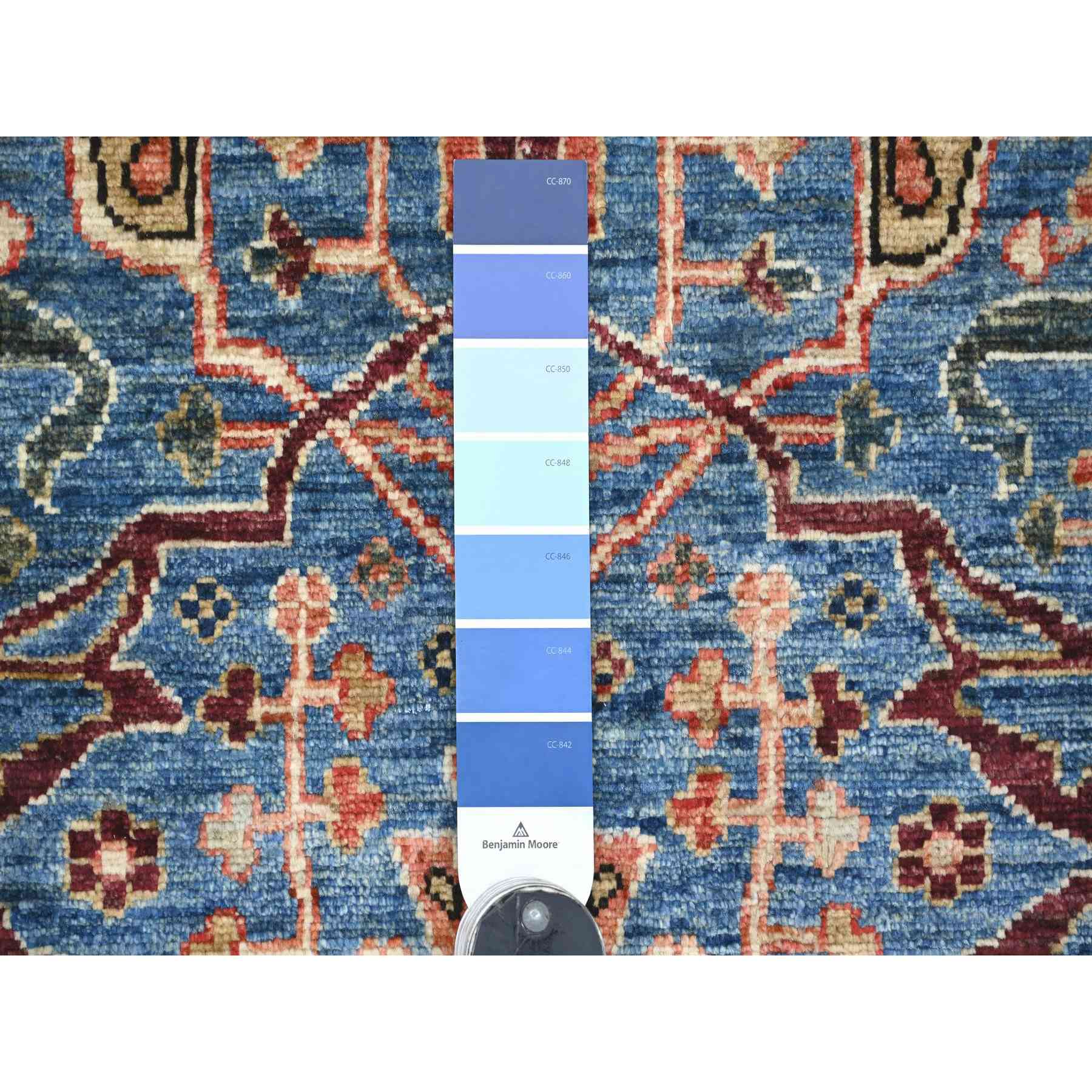 Tribal-Geometric-Hand-Knotted-Rug-111255