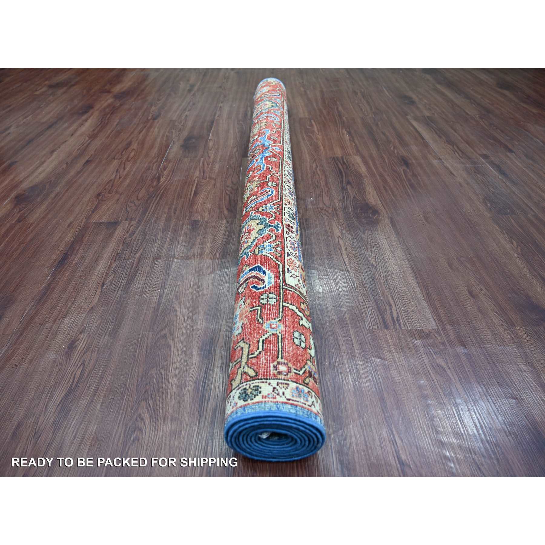 Tribal-Geometric-Hand-Knotted-Rug-111255