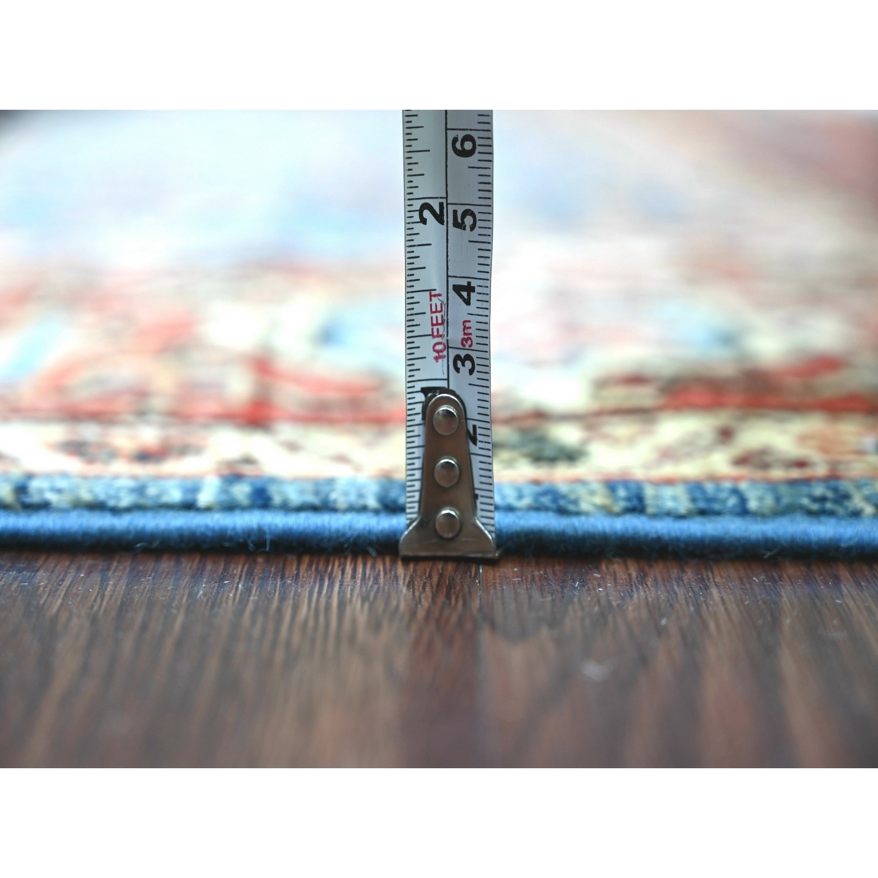 Tribal-Geometric-Hand-Knotted-Rug-111255