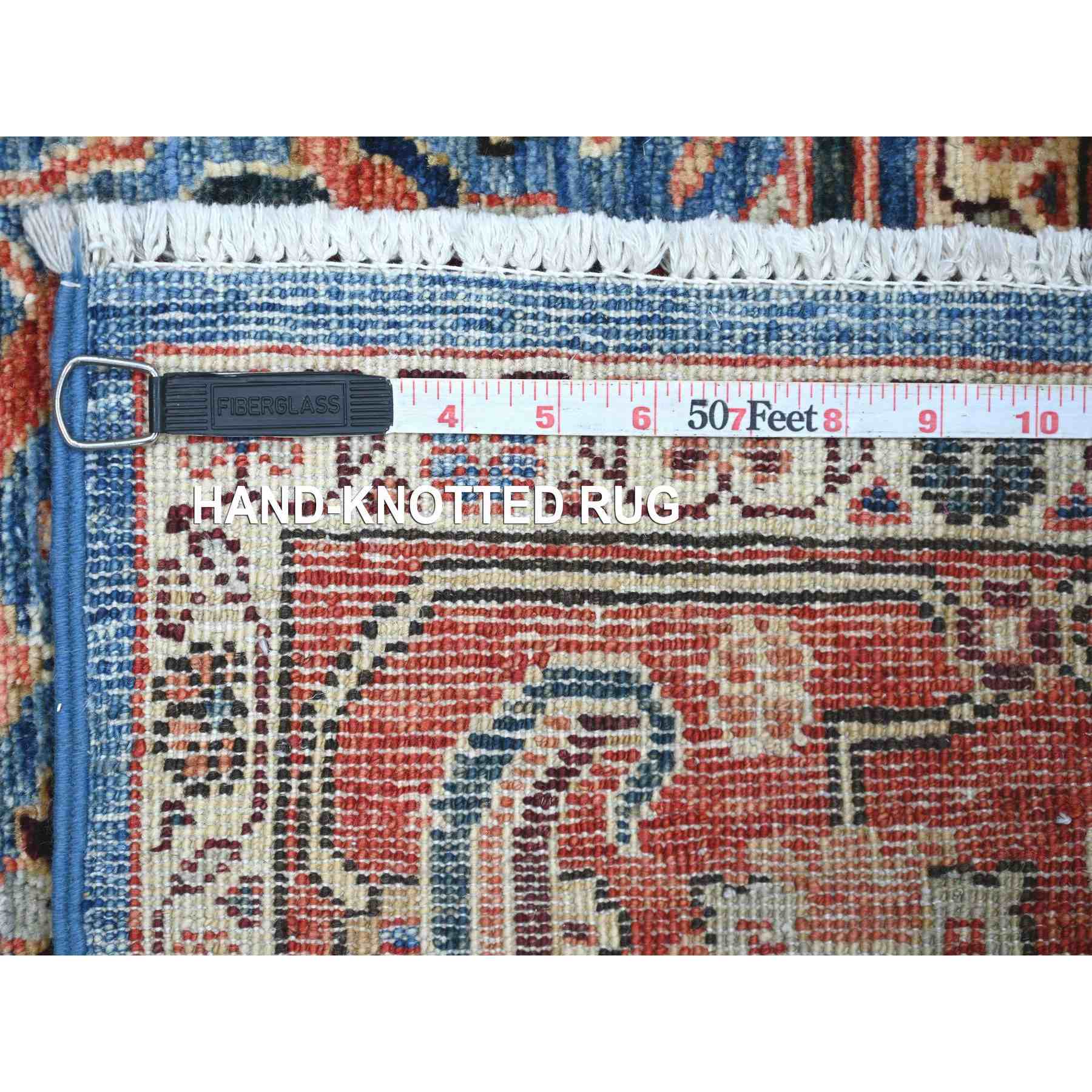 Tribal-Geometric-Hand-Knotted-Rug-111255