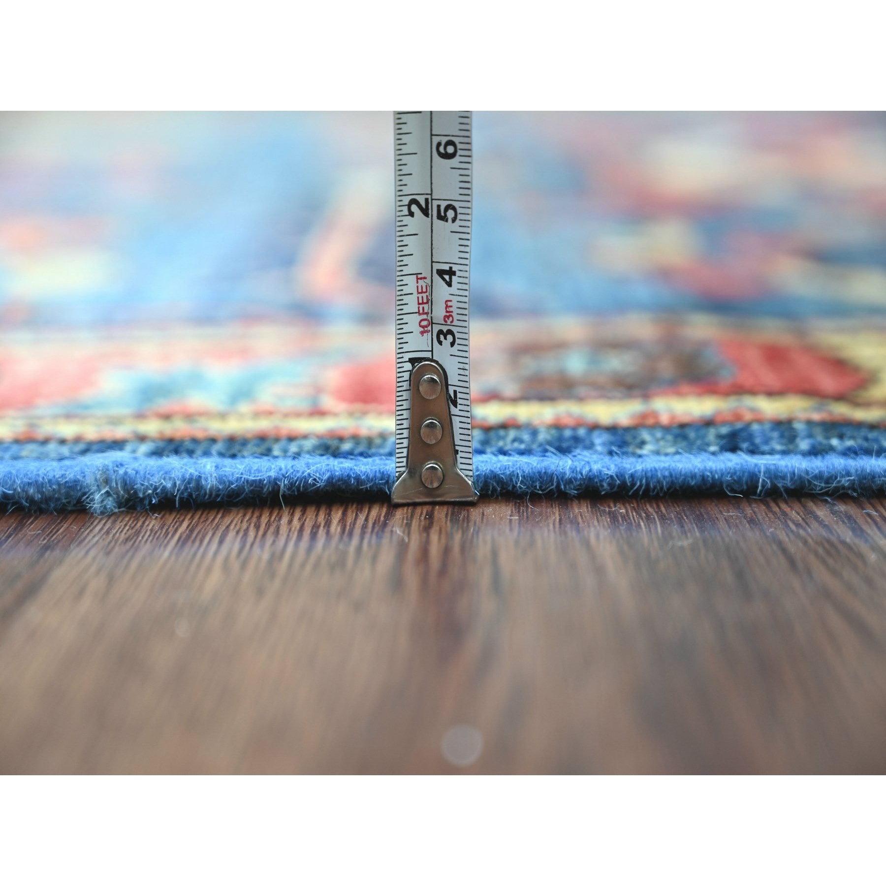Tribal-Geometric-Hand-Knotted-Rug-111260