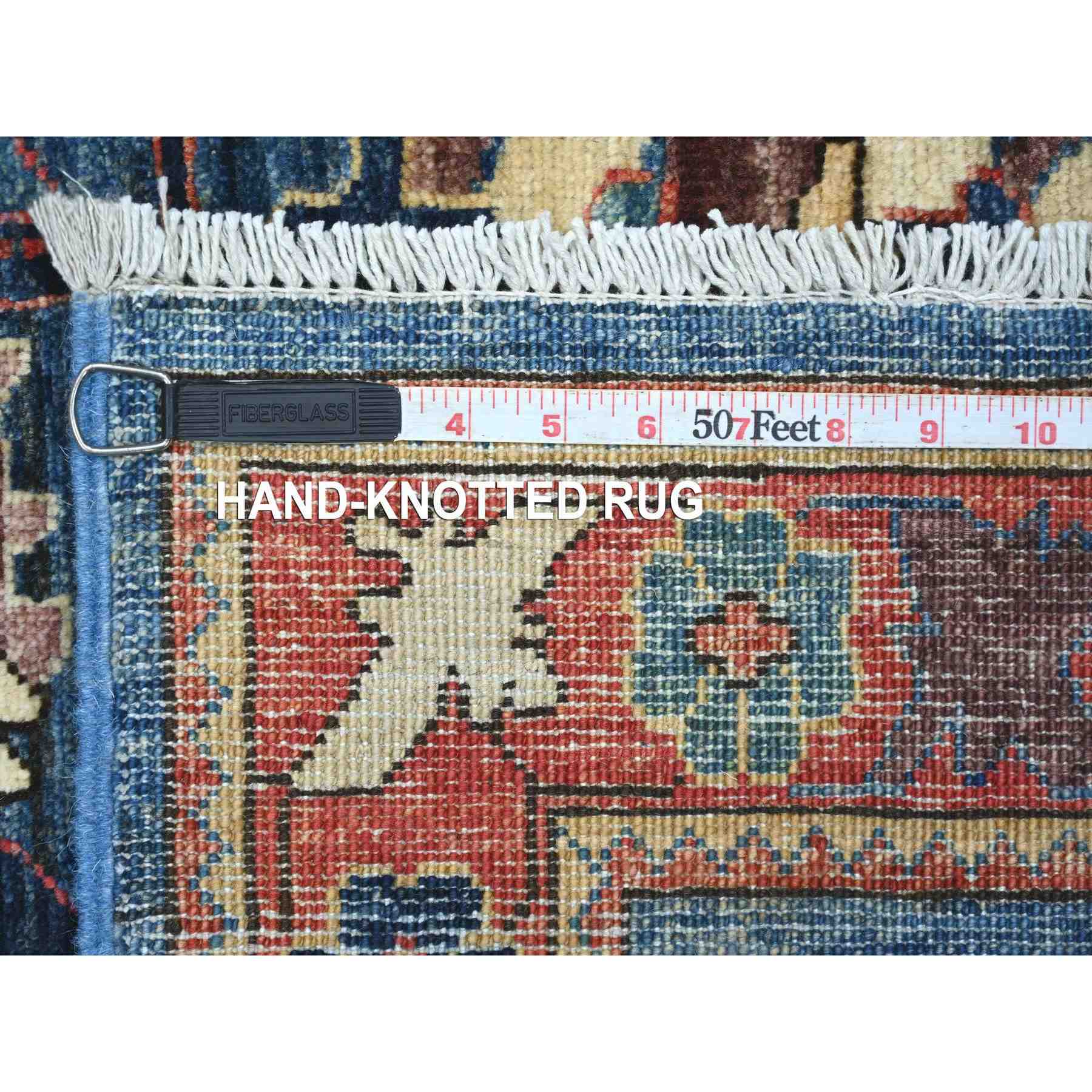 Tribal-Geometric-Hand-Knotted-Rug-111260
