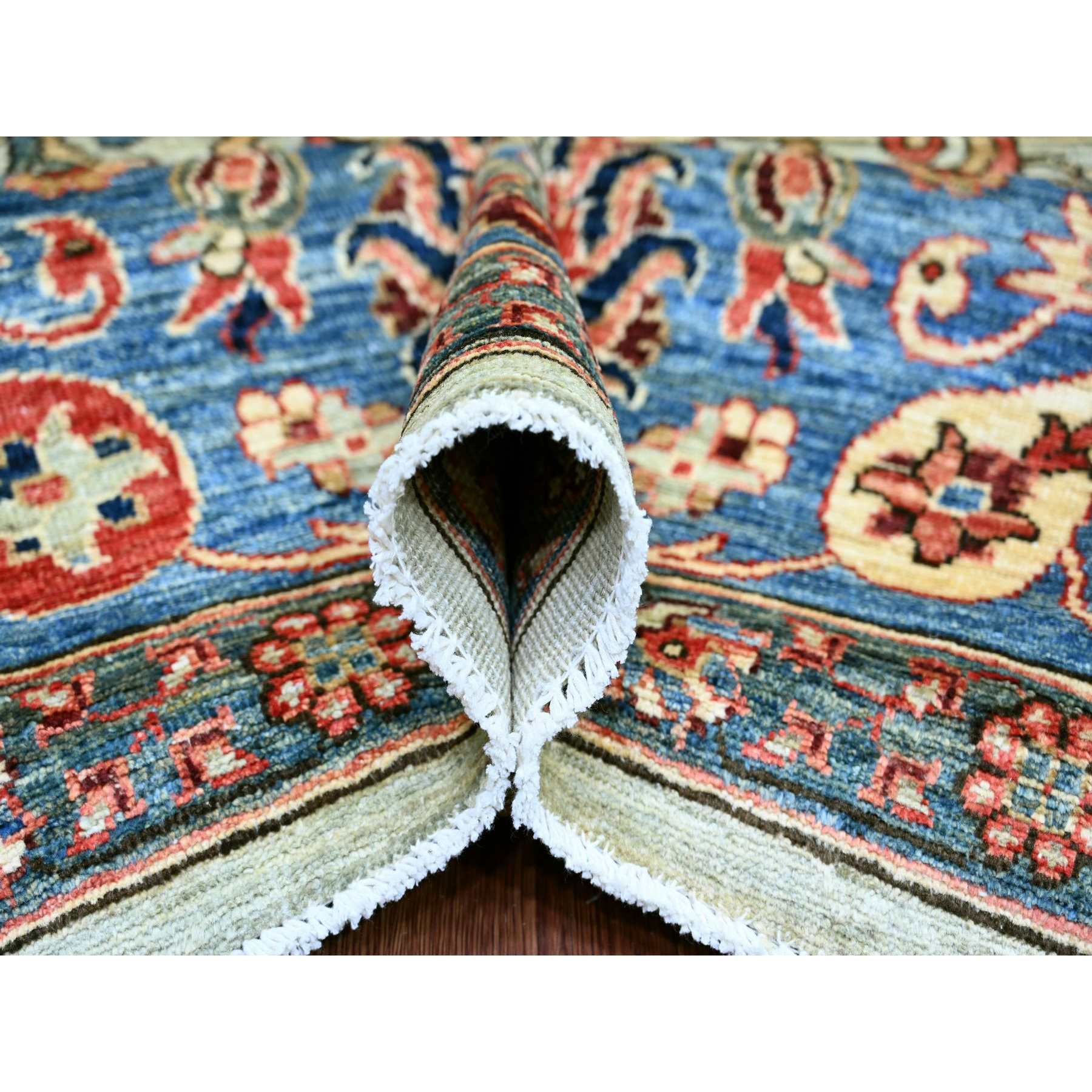 Tribal-Geometric-Hand-Knotted-Rug-111265