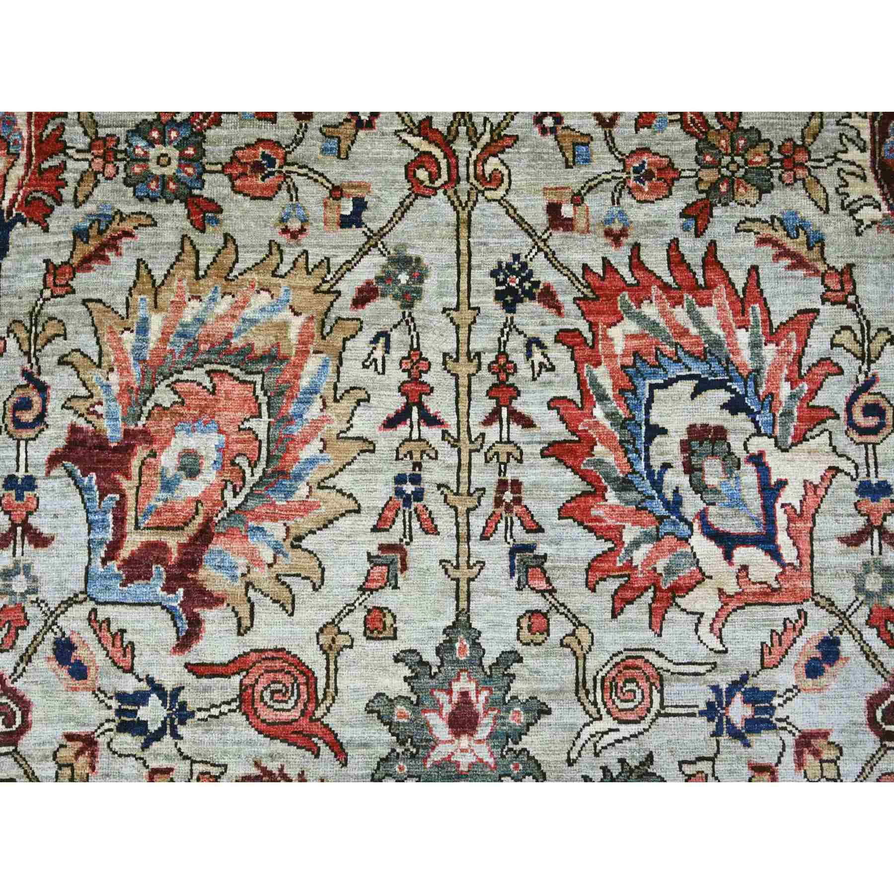 Tribal-Geometric-Hand-Knotted-Rug-111265