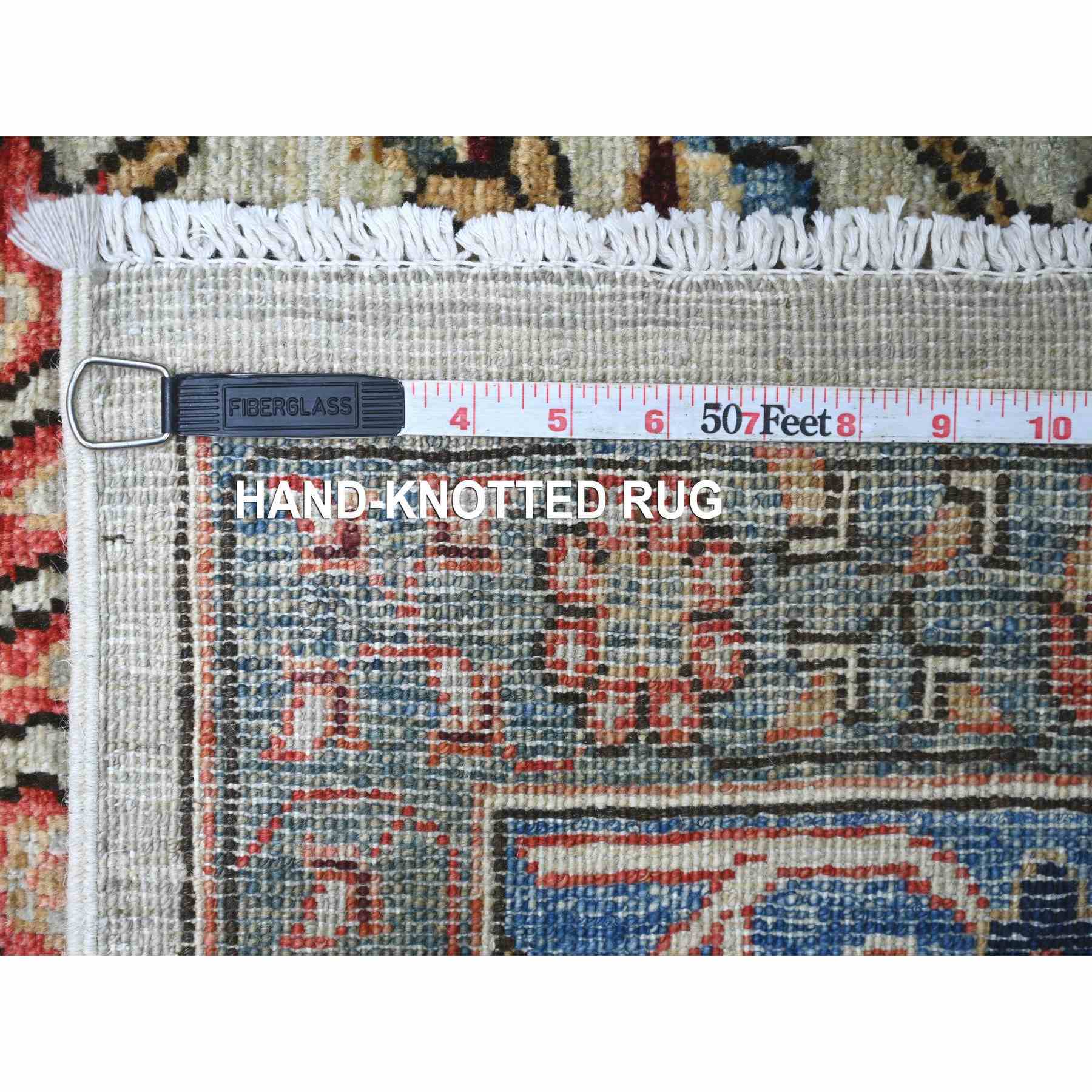 Tribal-Geometric-Hand-Knotted-Rug-111265