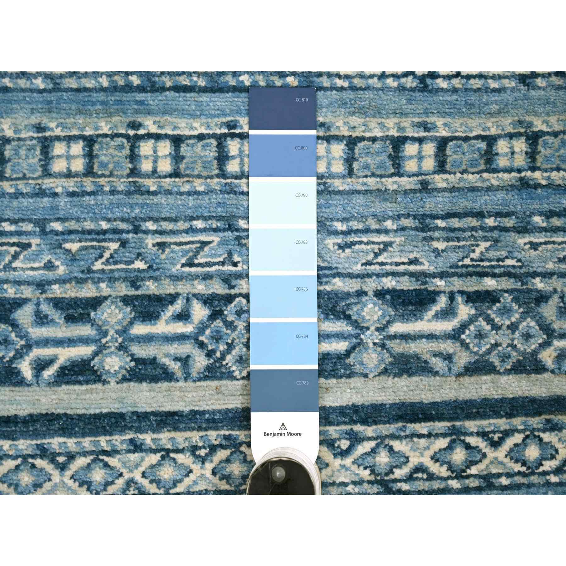 Tribal-Geometric-Hand-Knotted-Rug-111270