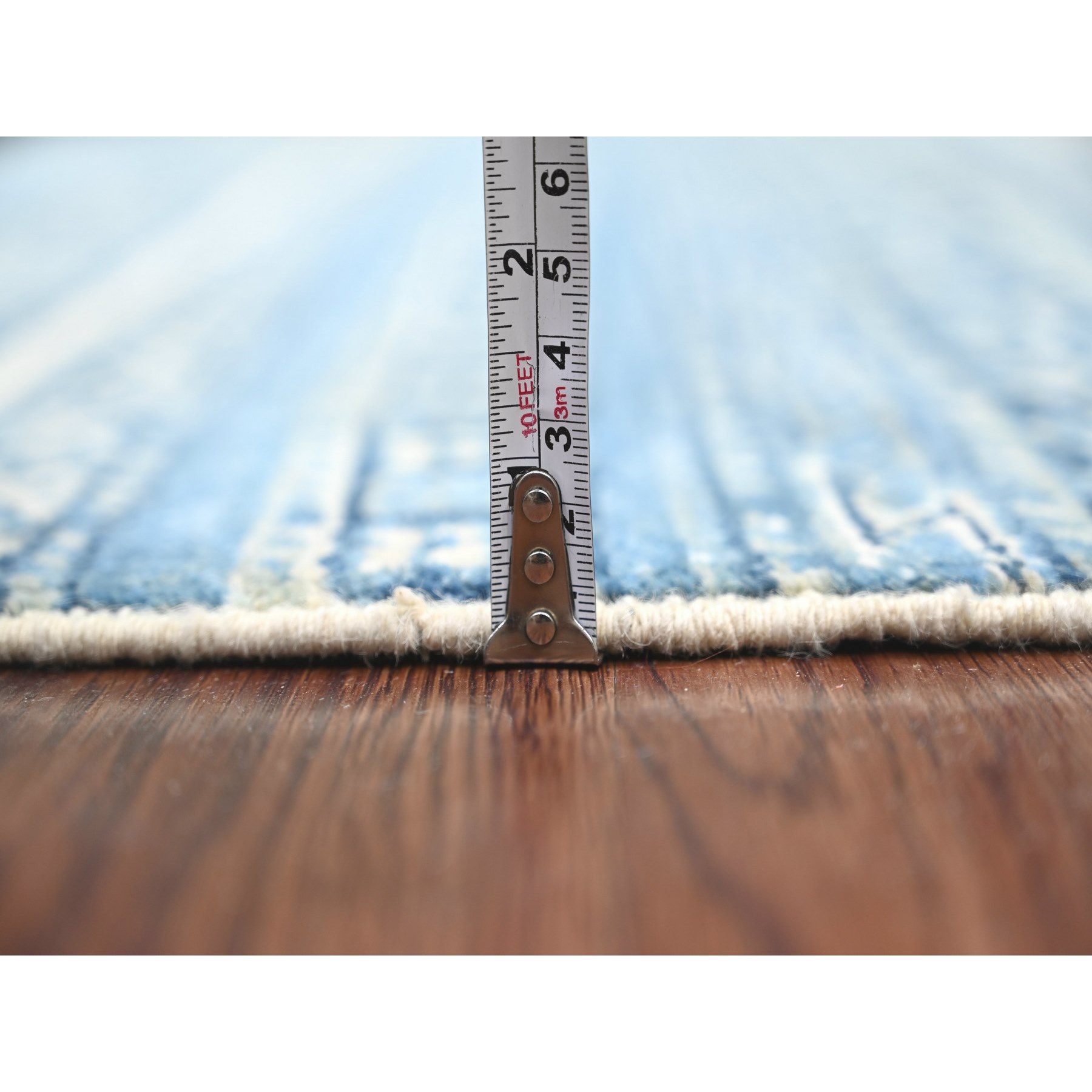 Tribal-Geometric-Hand-Knotted-Rug-111270